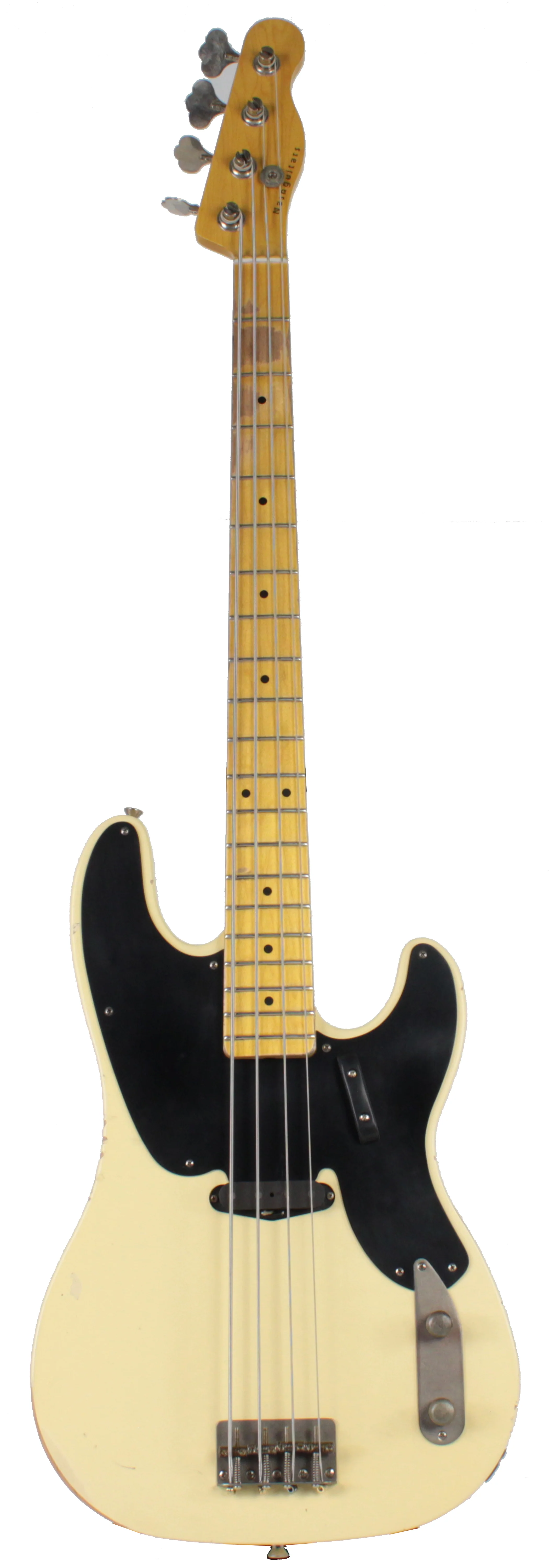 Nash PB52 Bass Guitar, Vintage White