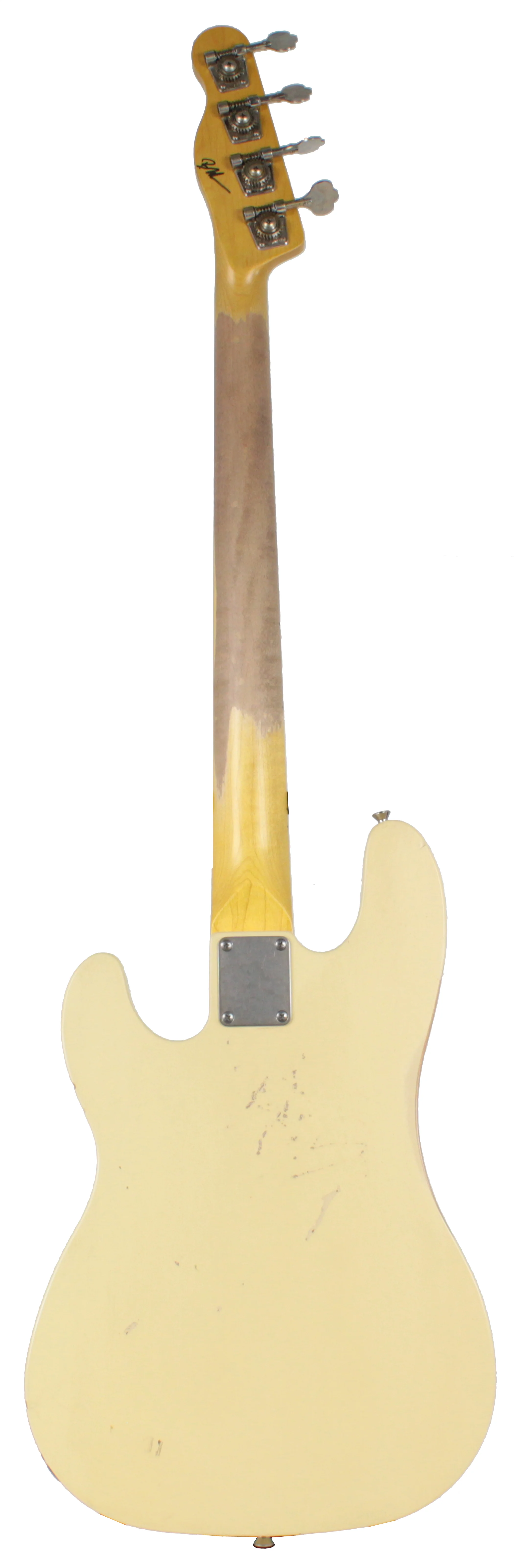 Nash PB52 Bass Guitar, Vintage White - Image 3