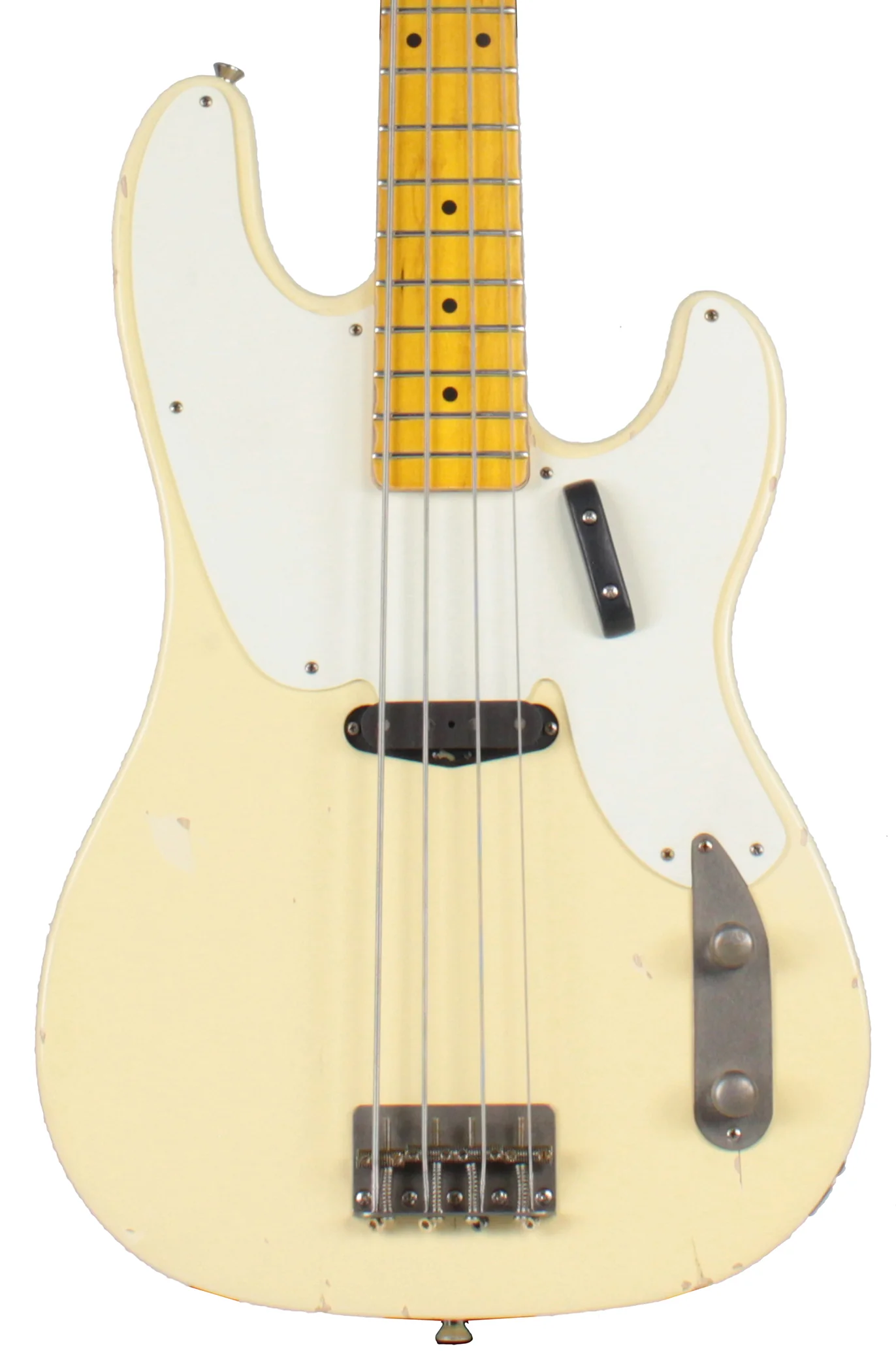Nash PB52 Bass Guitar, Vintage White - Image 3