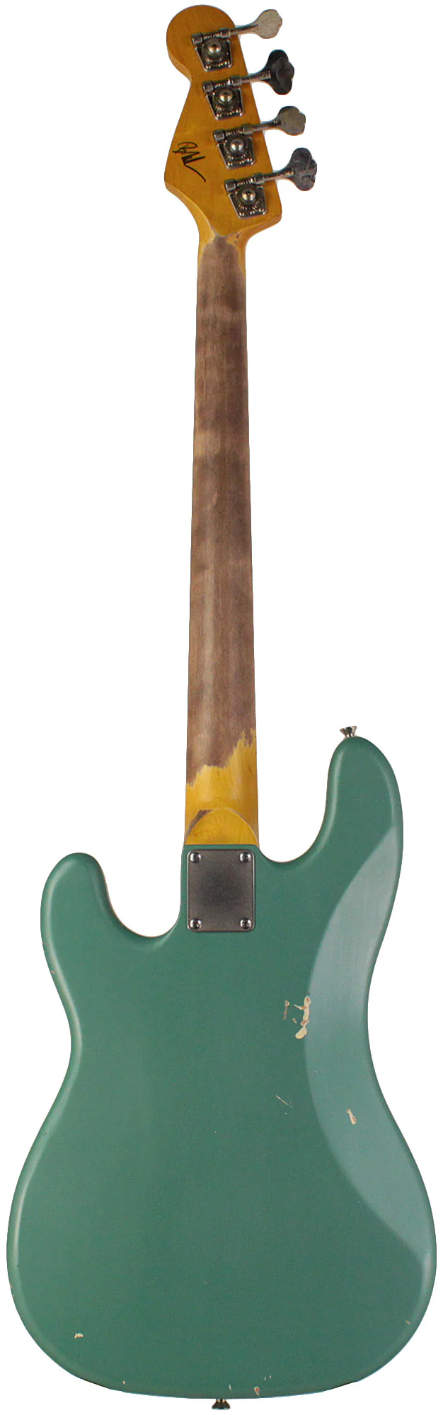 Nash PB57 Bass Guitar, Teal, Gold Anodized Pickguard - Image 7