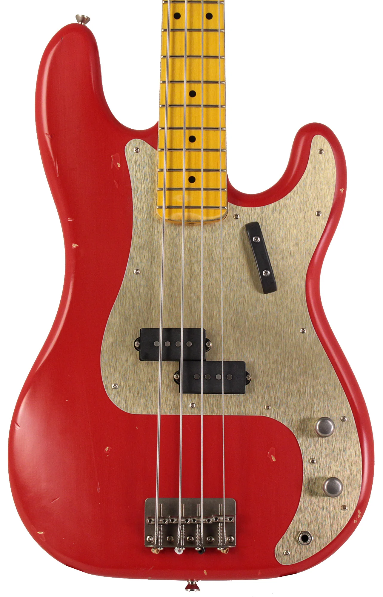 Nash PB57 Bass Guitar, Dakota Red, Light Aging, Alder - Image 5