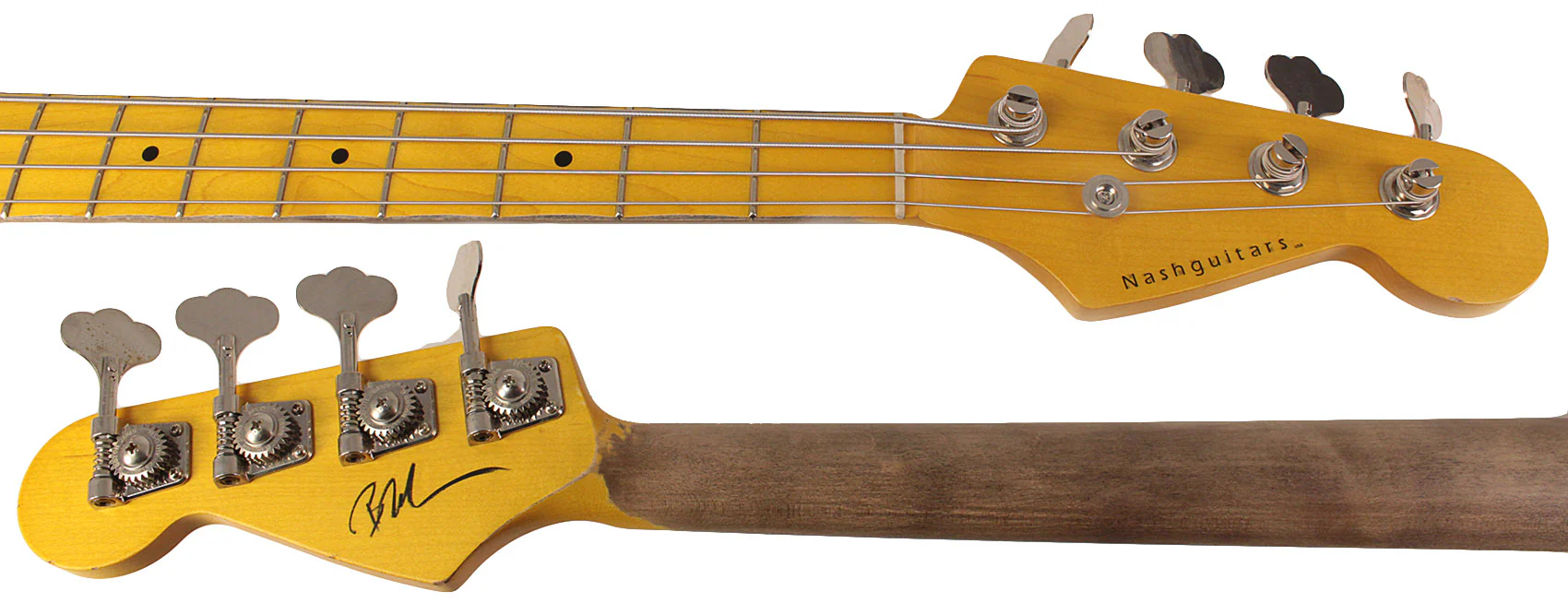 Nash PB57 Bass Guitar, Dakota Red, Light Aging, Alder - Image 8
