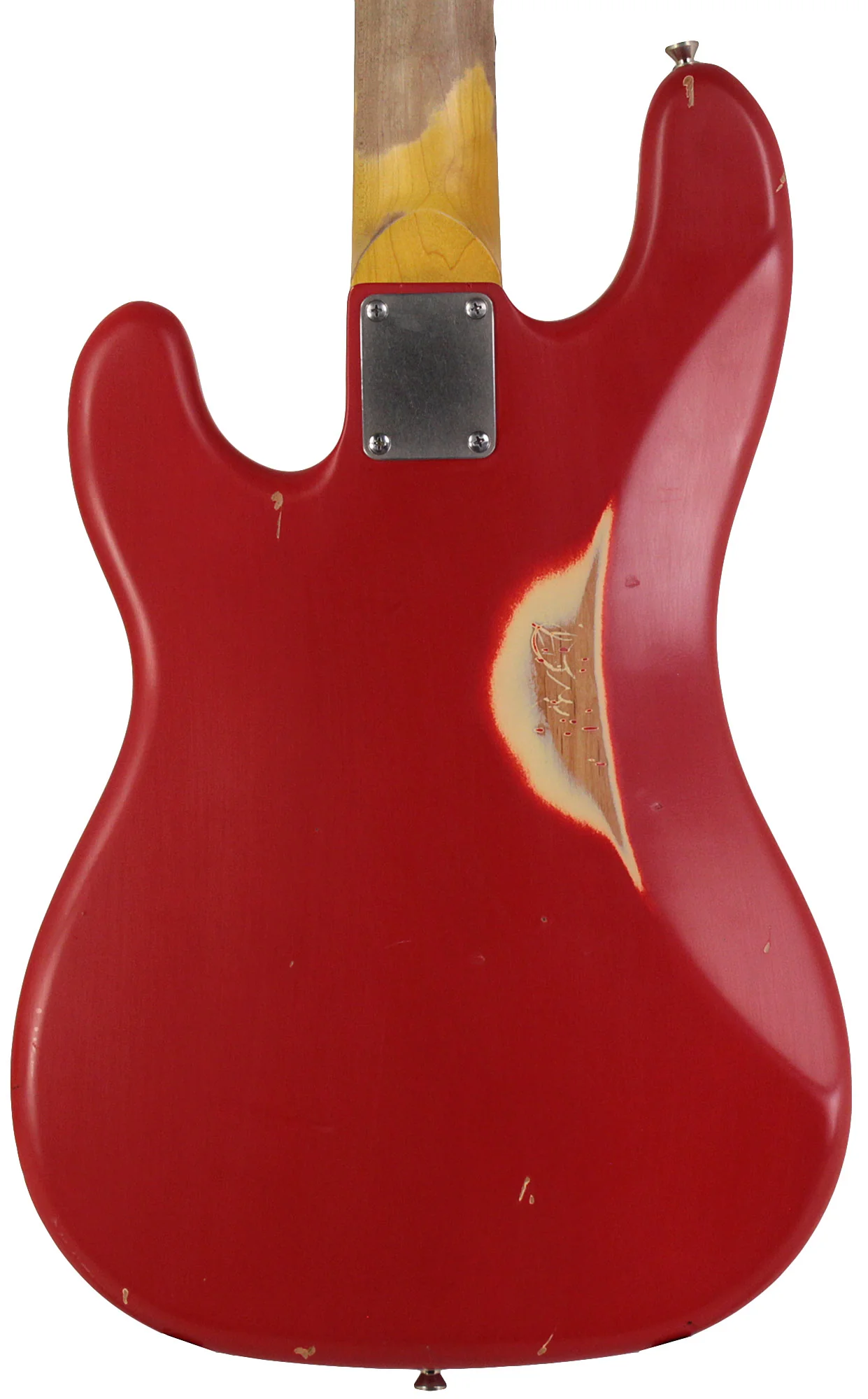 Nash PB57 Bass Guitar, Dakota Red, Matching Headstock, Medium Aging - Image 6