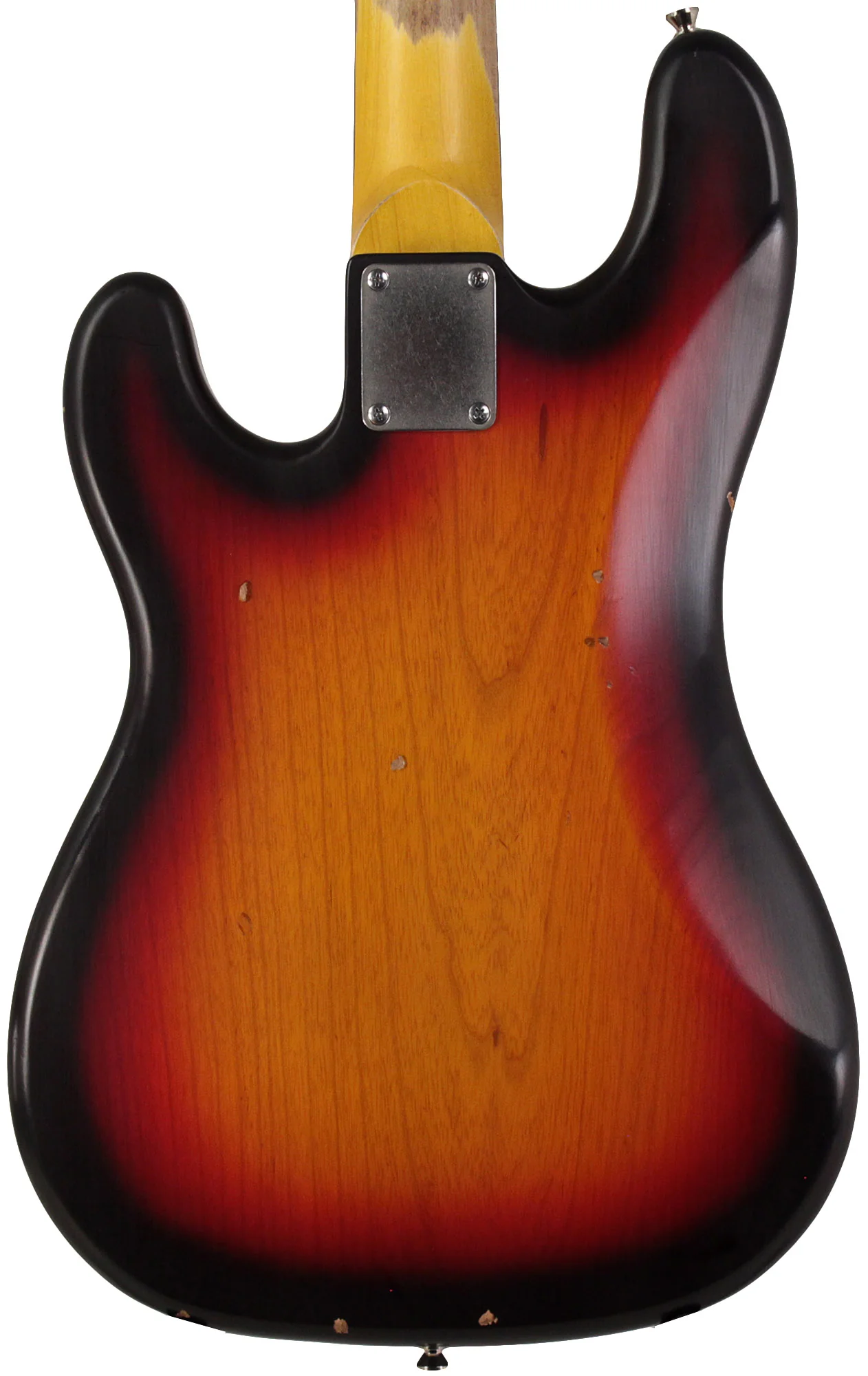 Nash PB63 Bass Guitar, 3-Tone Sunburst, Light Aging, Tortoise Shell - Image 6