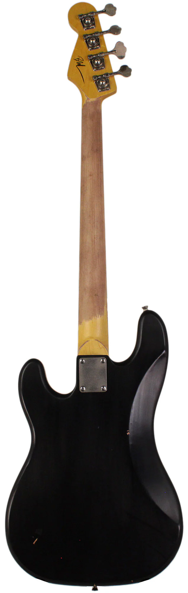 Nash PB63 Bass Guitar, Black, Tortoise Shell, Light Aging - Image 7
