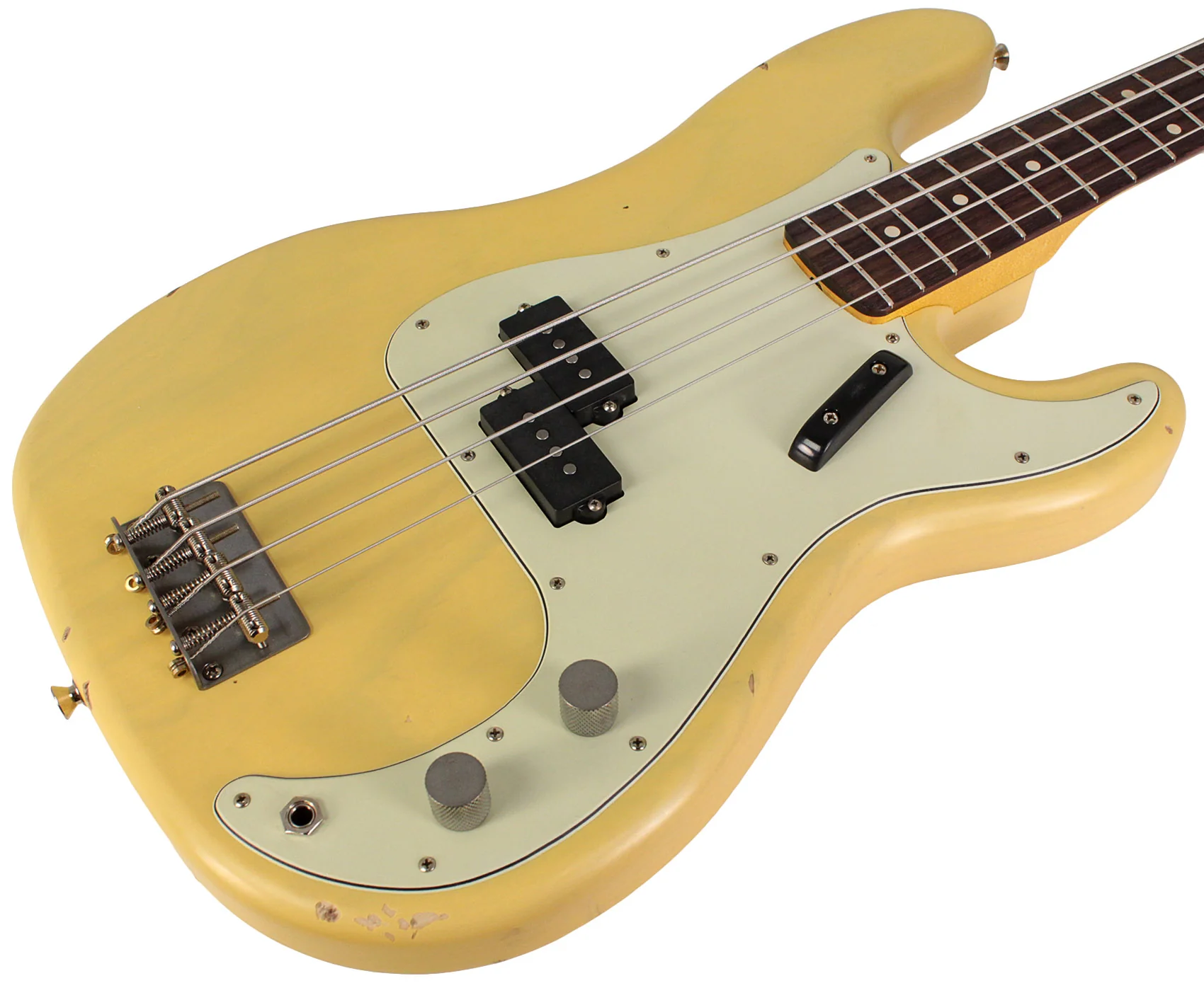 Nash PB63 Bass Guitar, Cream, Light Aging - Image 2