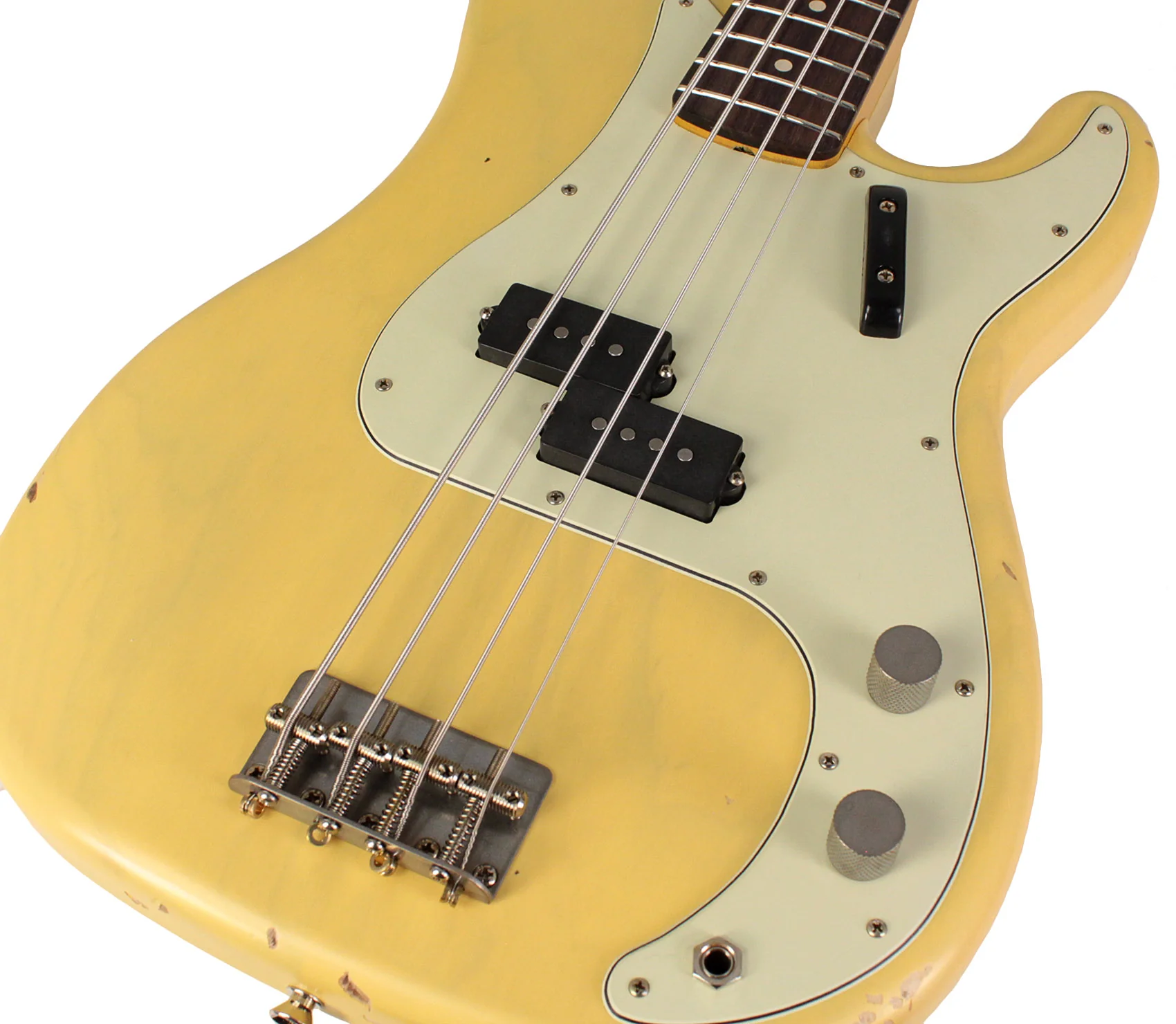 Nash PB63 Bass Guitar, Cream, Light Aging - Image 3