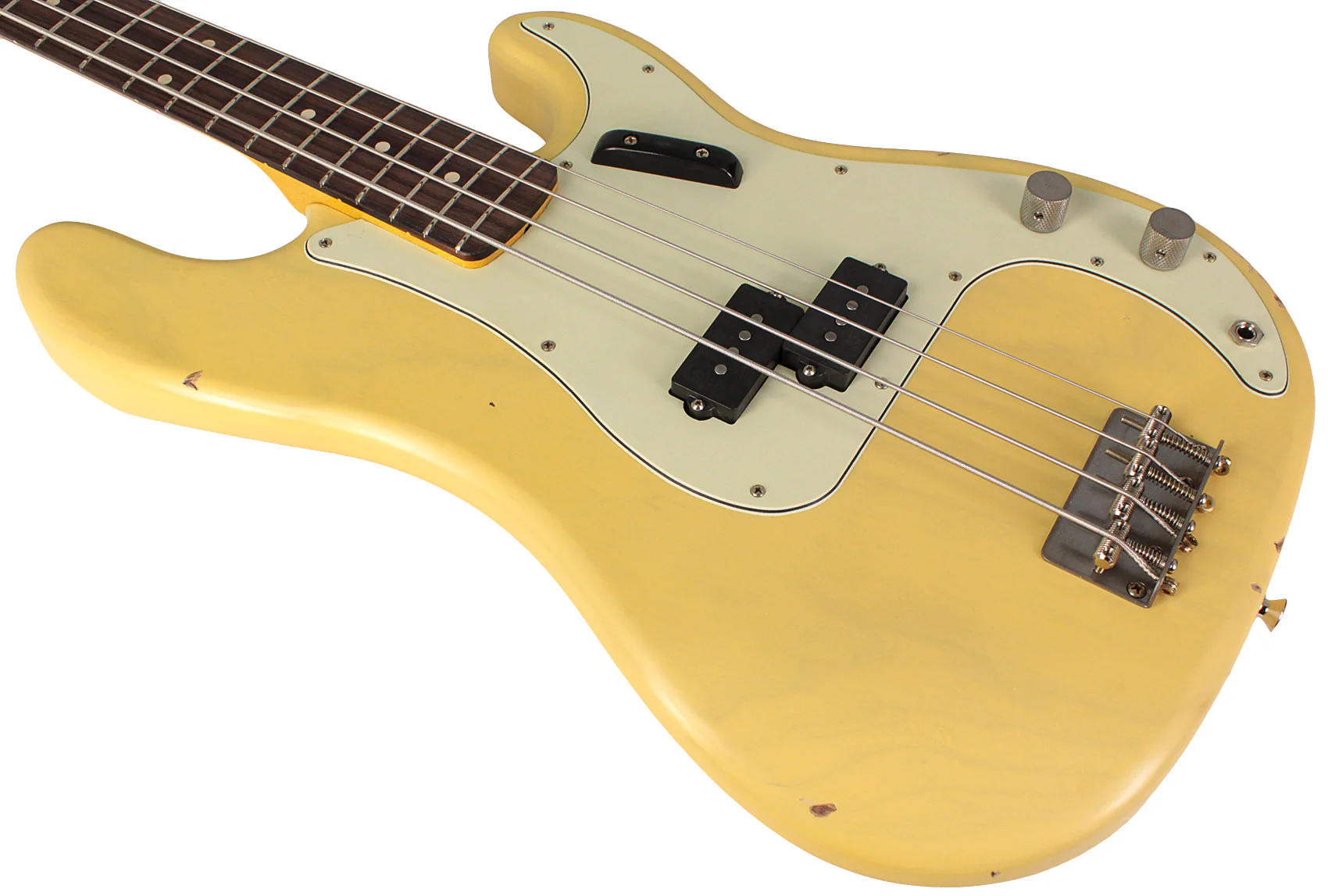 Nash PB63 Bass Guitar, Cream, Light Aging - Image 4