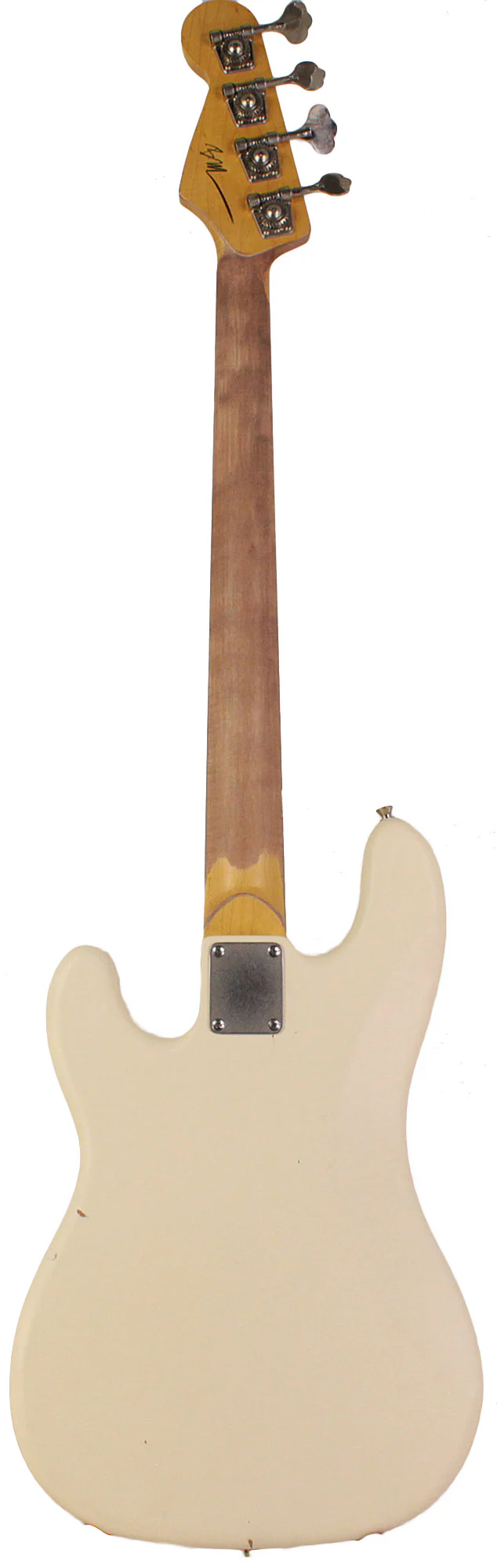 Nash PB63 Bass Guitar, Olympic White, Light Aging - Image 7