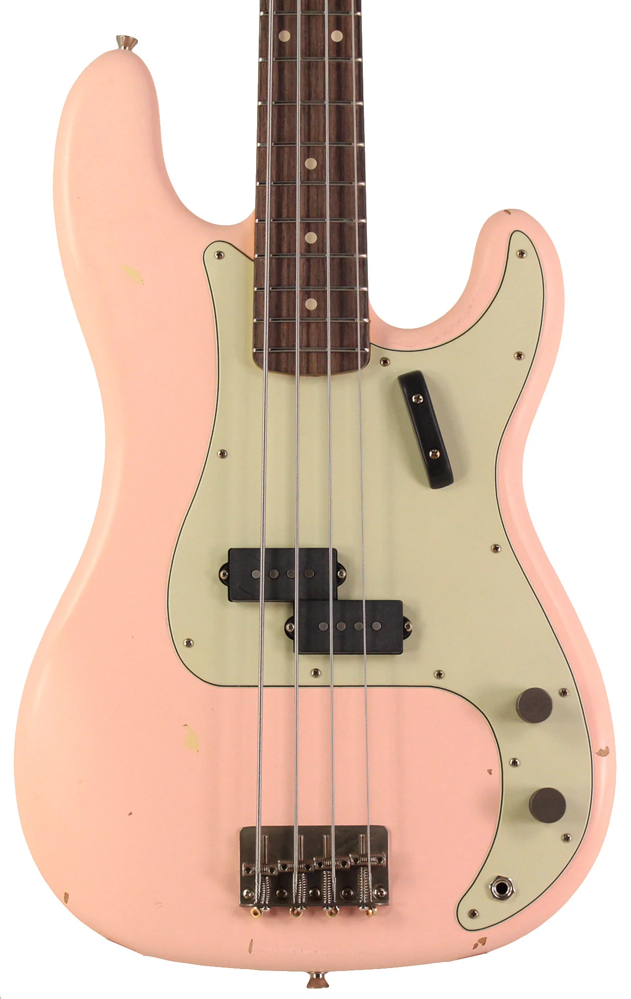 Nash PB63 Bass Guitar, Shell Pink, Light Aging - Image 5