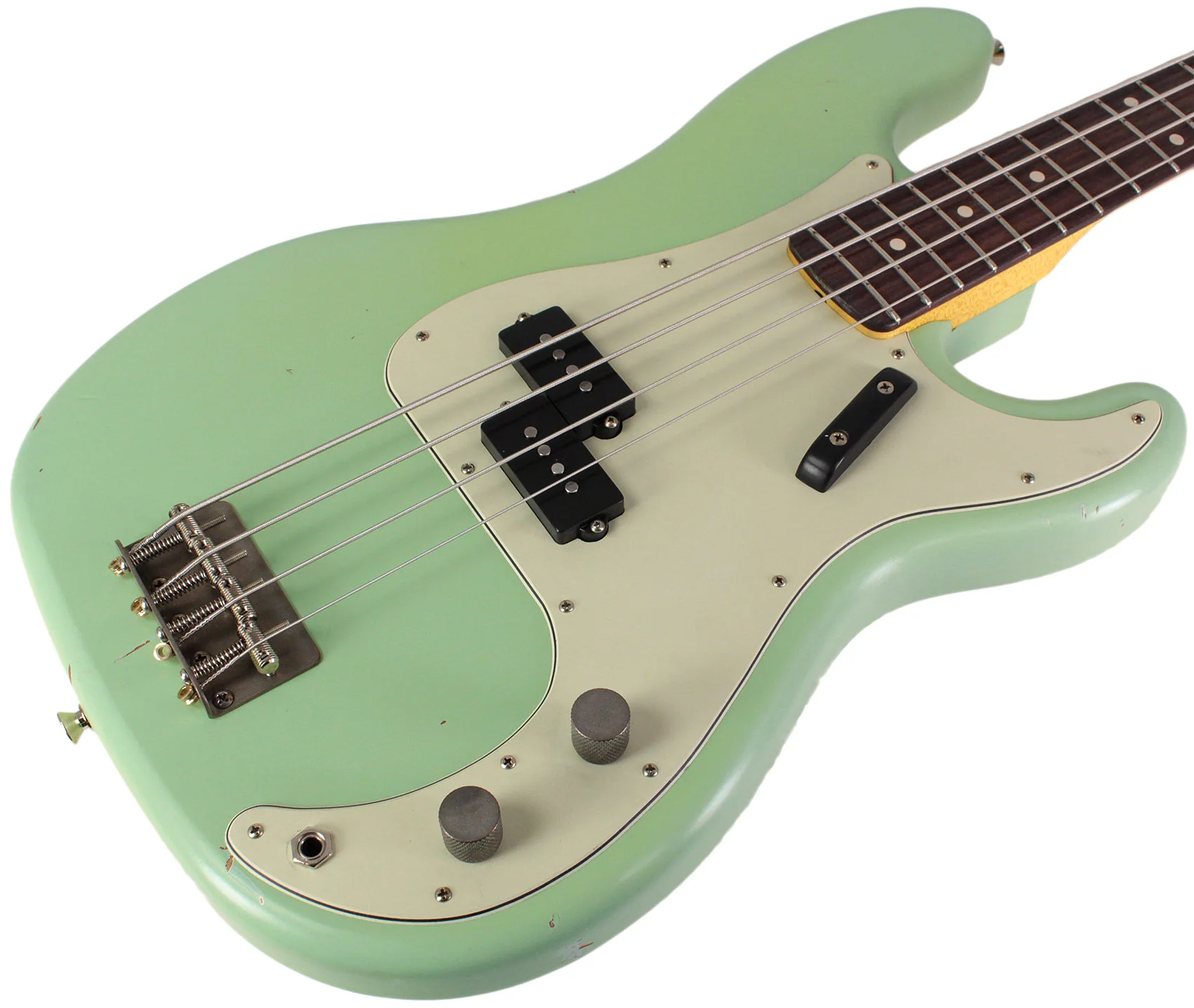 Nash PB63 Bass Guitar, Surf Green, Light Aging - Image 2