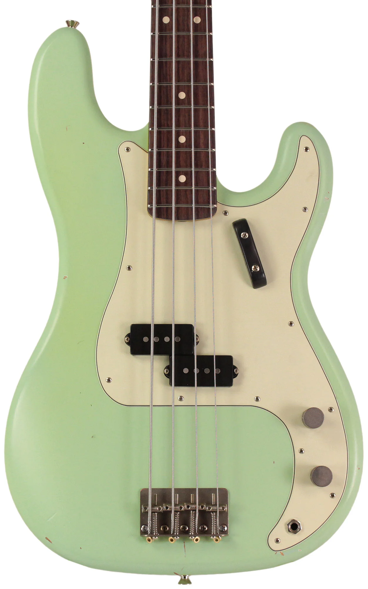 Nash PB63 Bass Guitar, Surf Green, Light Aging - Image 5
