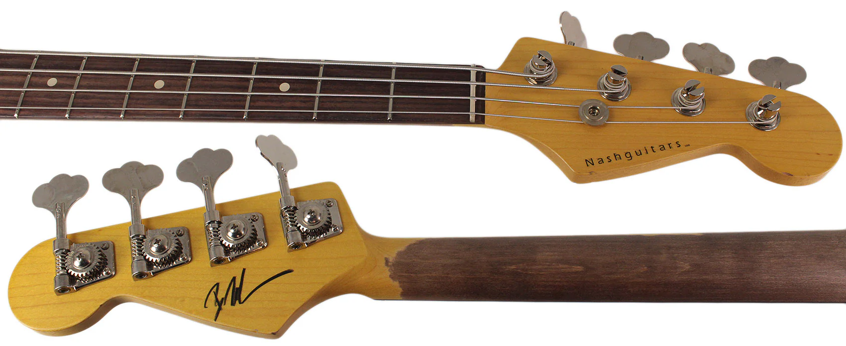 Nash PB63 Bass Guitar, Surf Green, Light Aging - Image 7