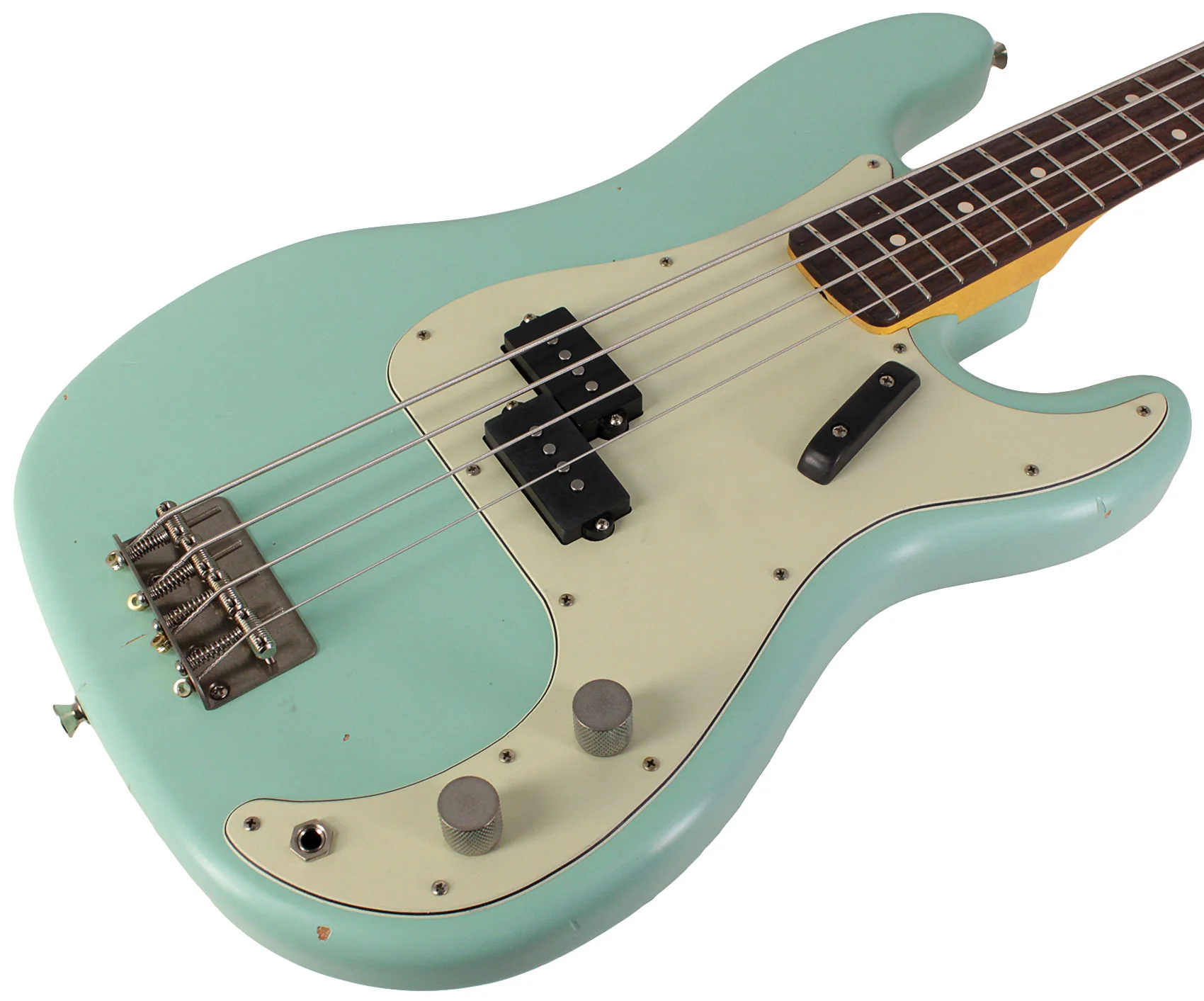 Nash PB63 Bass Guitar, Surf Green, Light Aging - Image 2