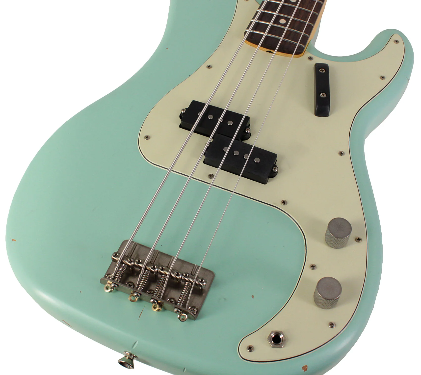 Nash PB63 Bass Guitar, Surf Green, Light Aging - Image 3