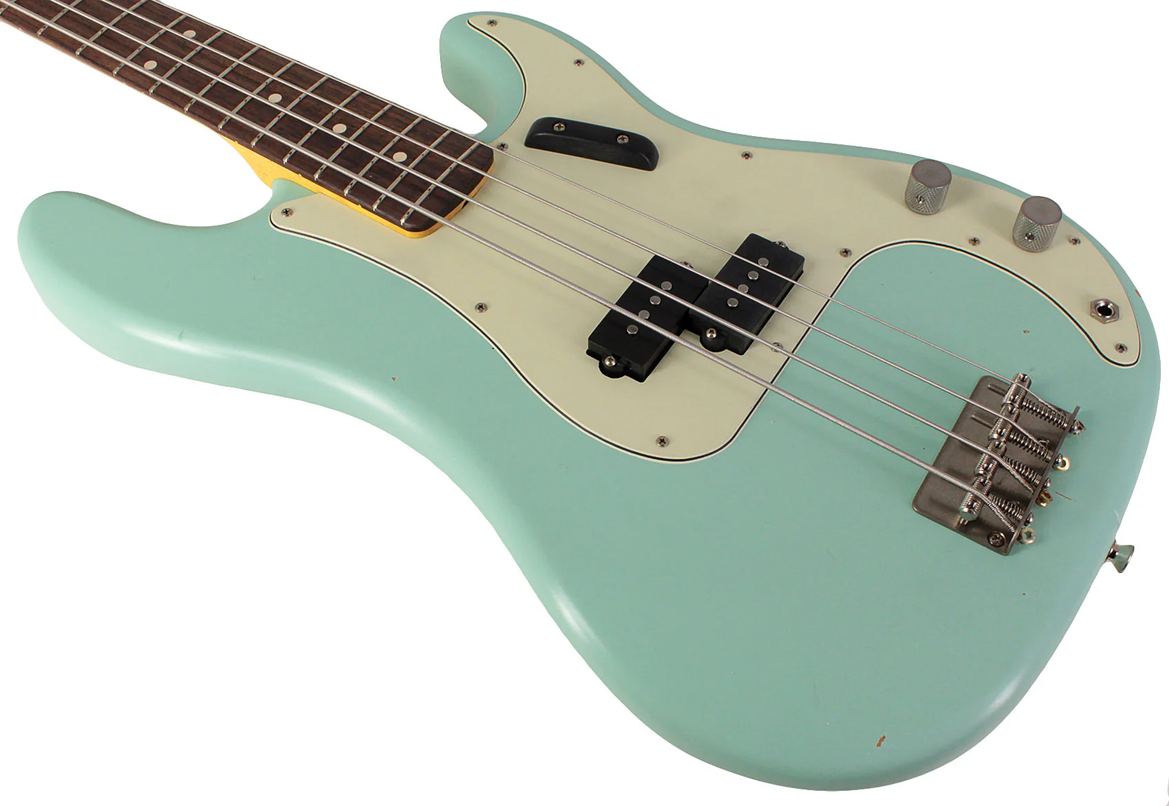 Nash PB63 Bass Guitar, Surf Green, Light Aging - Image 4