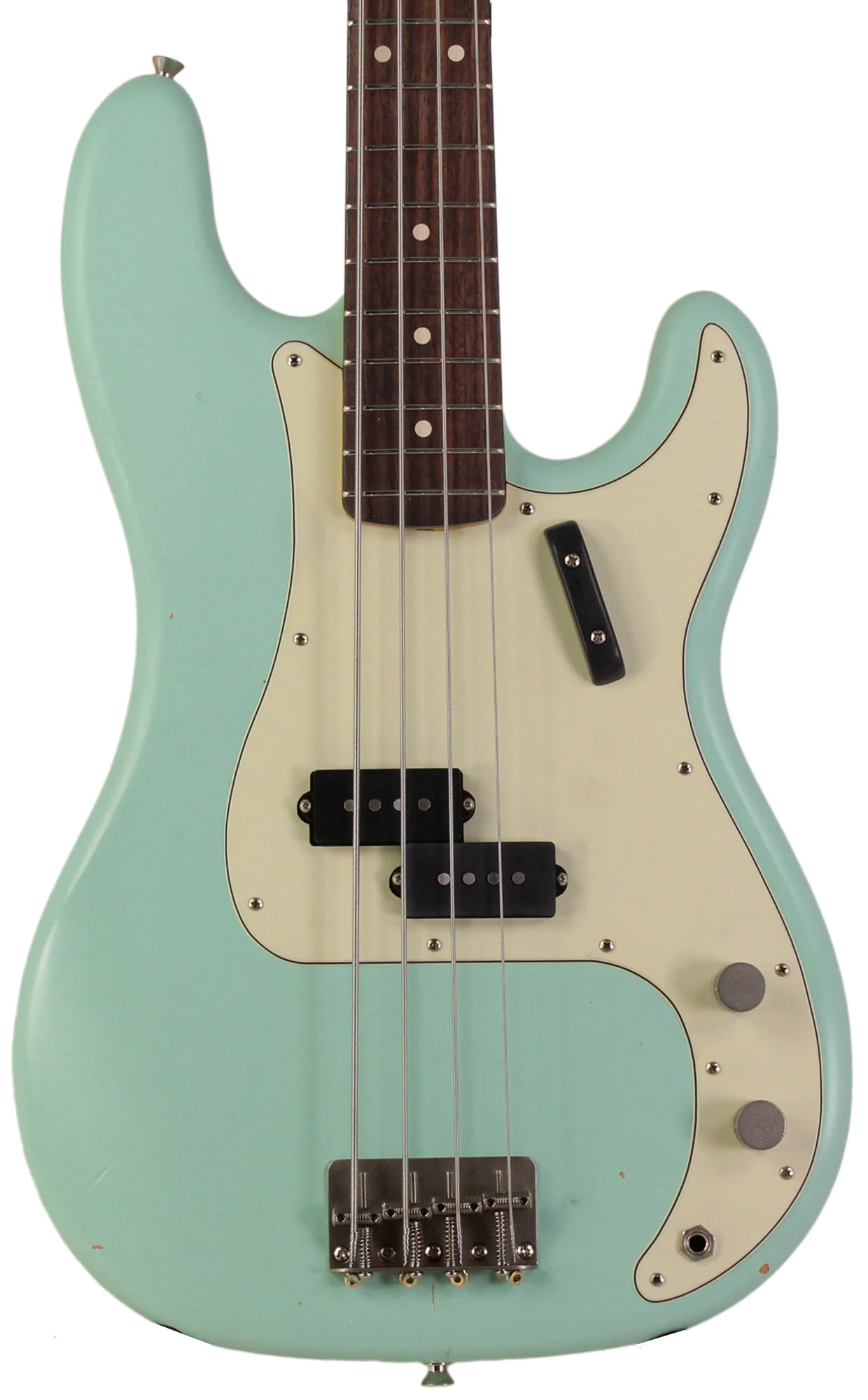 Nash PB63 Bass Guitar, Surf Green, Light Aging - Image 5