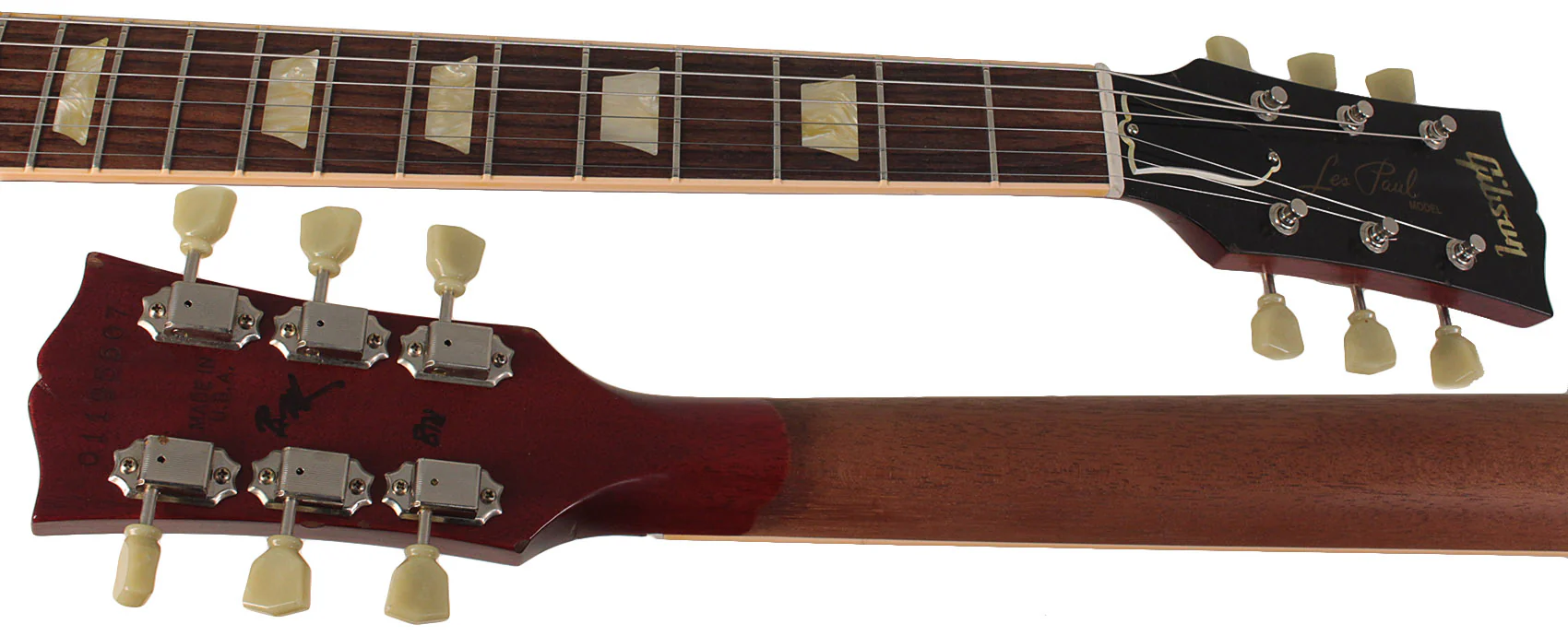 Nash Refinished Gibson Les Paul Guitar, Honeyburst - Image 8