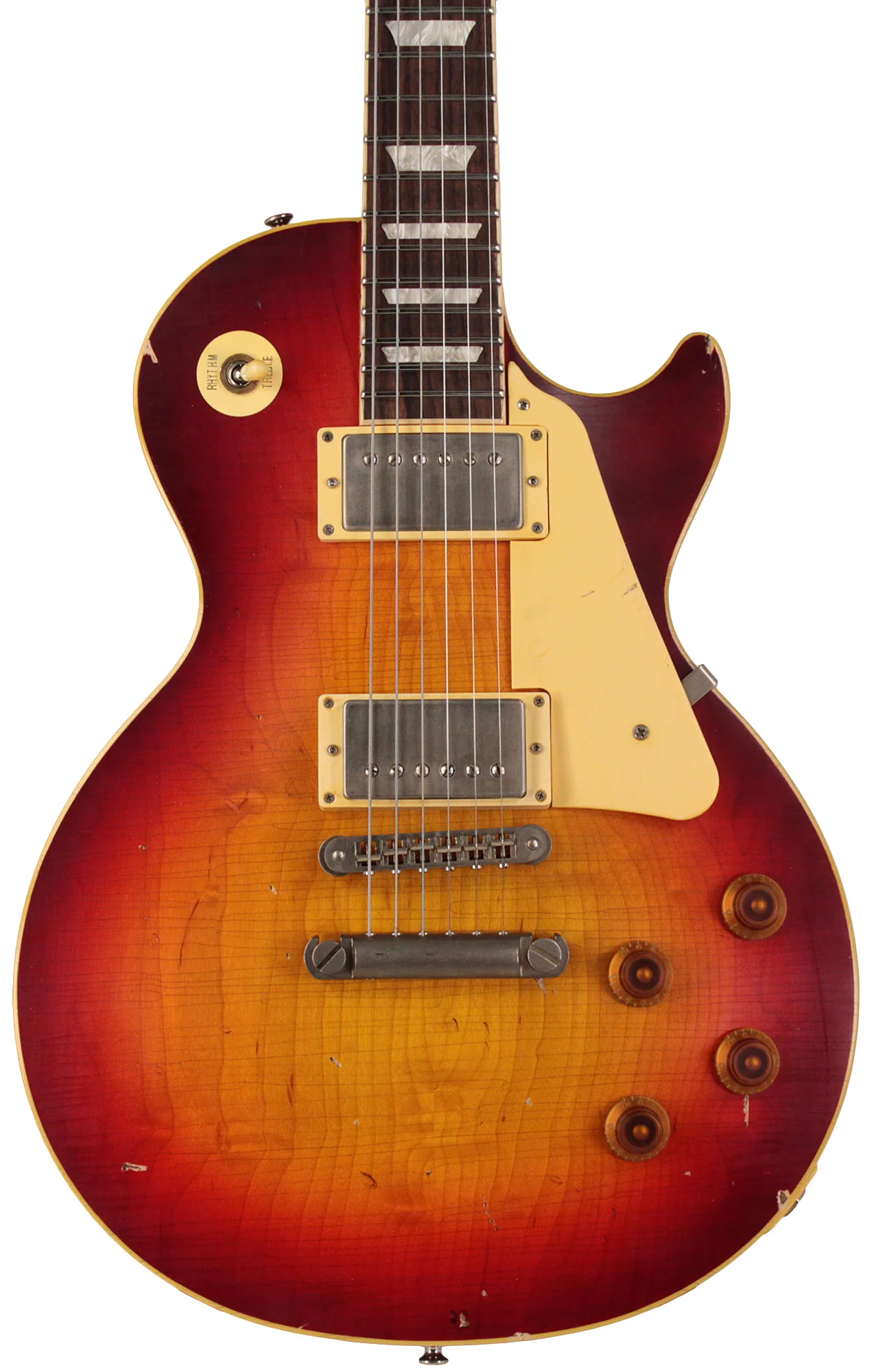 Nash Refinished Gibson Les Paul Guitar, Cherry Sunburst - Image 7