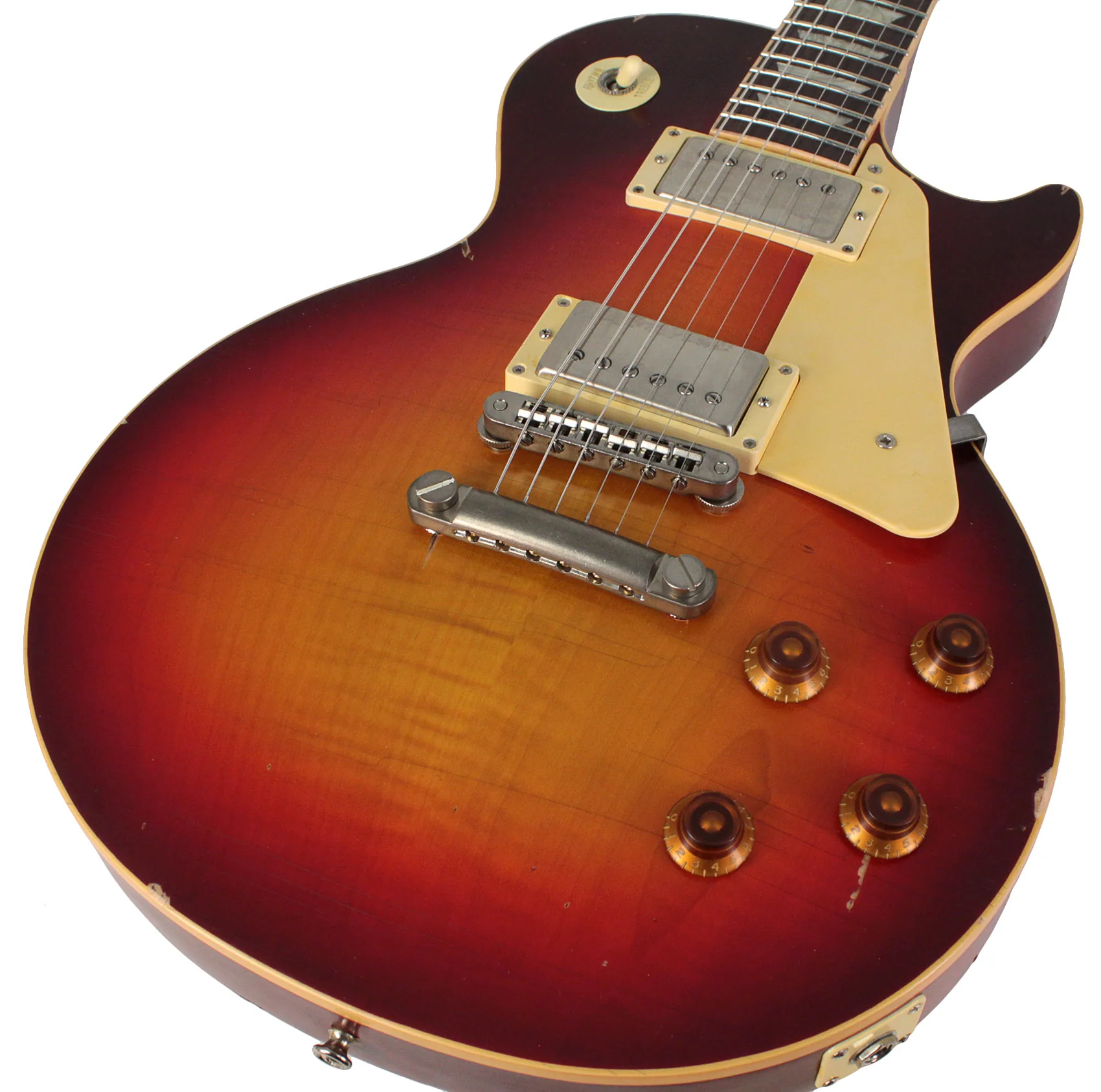 Nash Refinished Gibson Les Paul Guitar, Dark Burst - Image 3