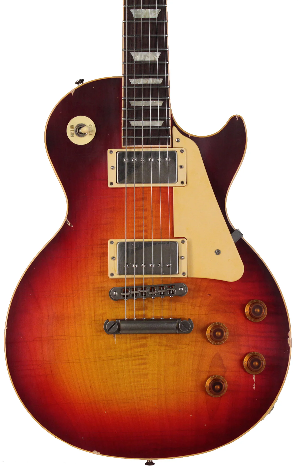 Nash Refinished Gibson Les Paul Guitar, Dark Burst - Image 6