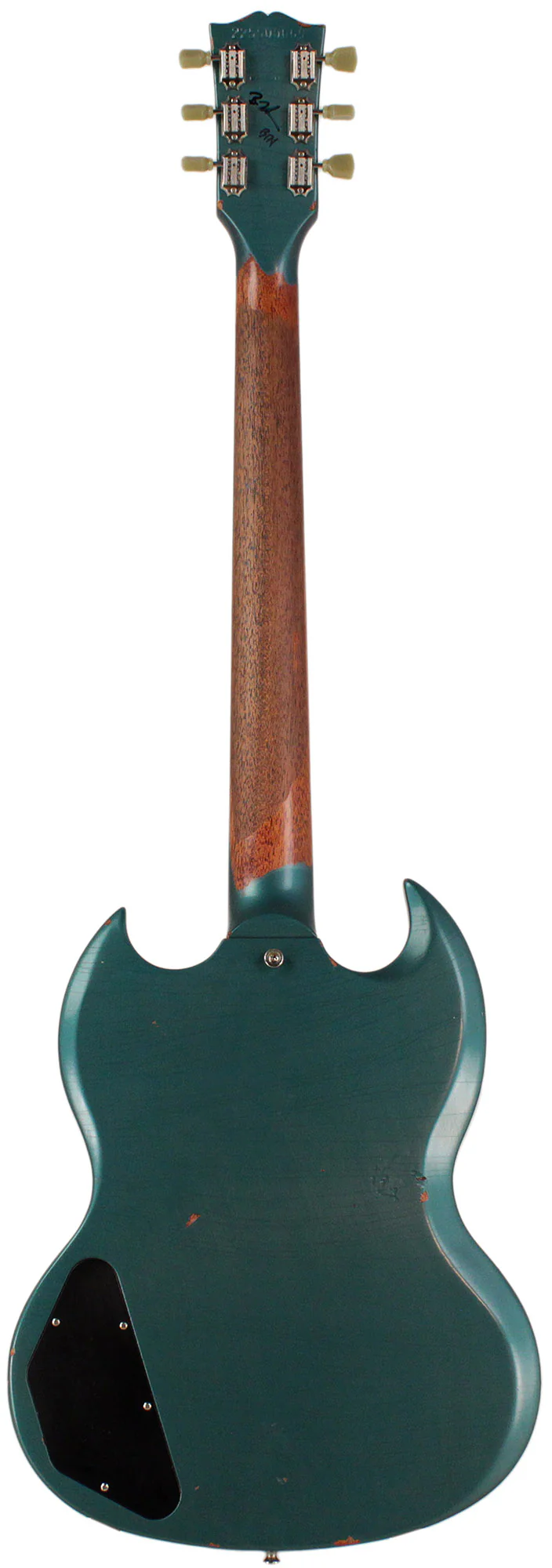 Nash Refinished Gibson SG Guitar - Ocean Turquoise - Image 9