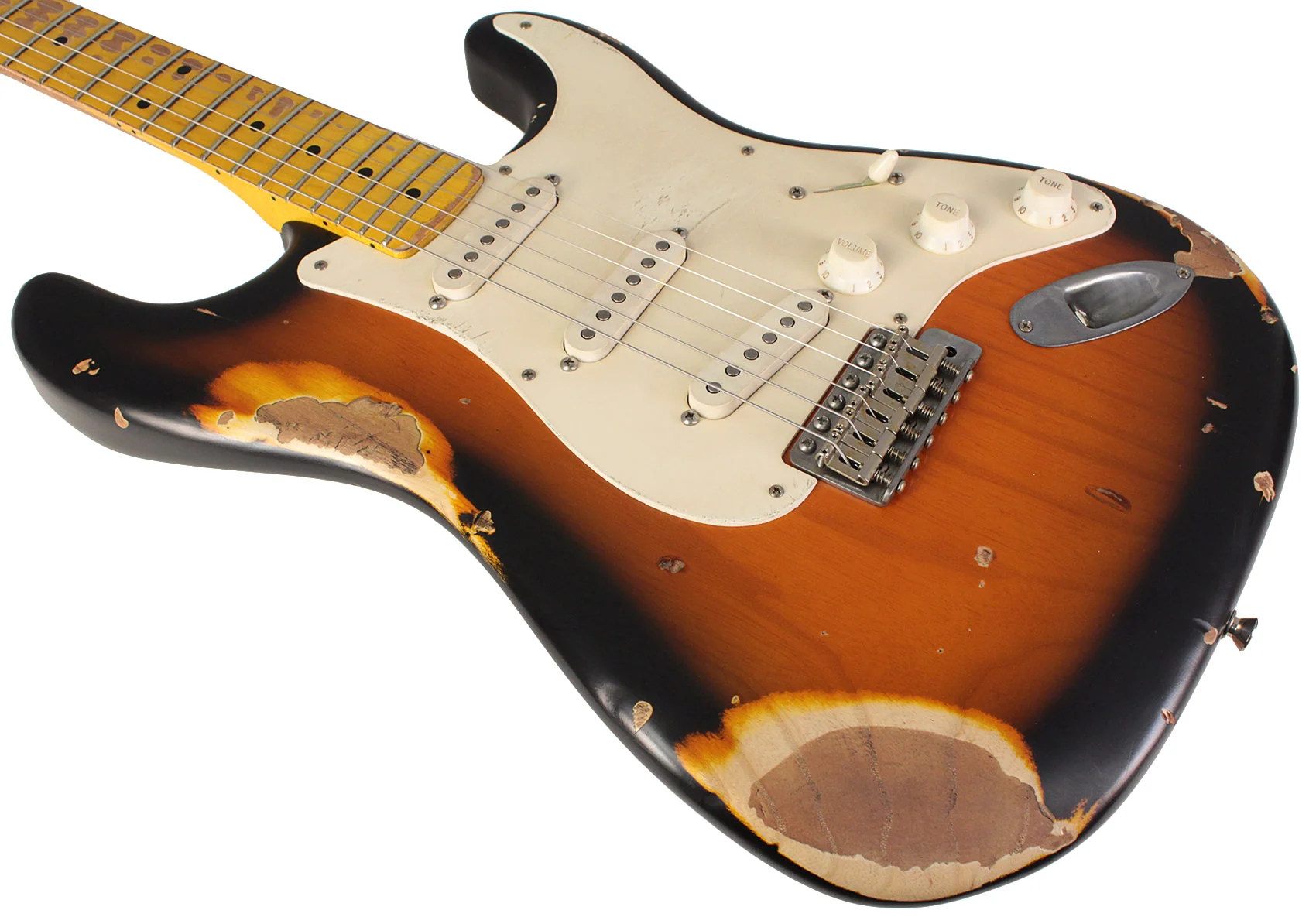 Nash S57 Guitar, 2-Tone Burst, Heavy Aging - Image 4