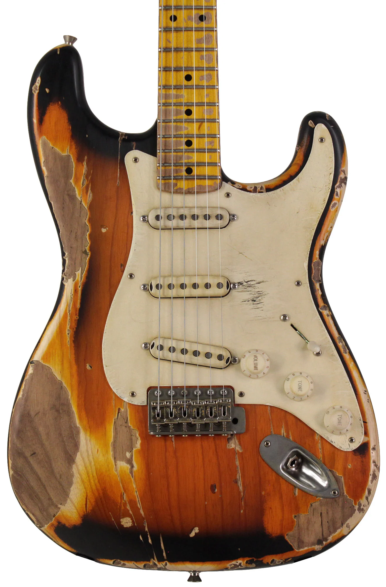 Nash S57 Guitar, 2-Tone Burst, Extra Heavy Aging - Image 5