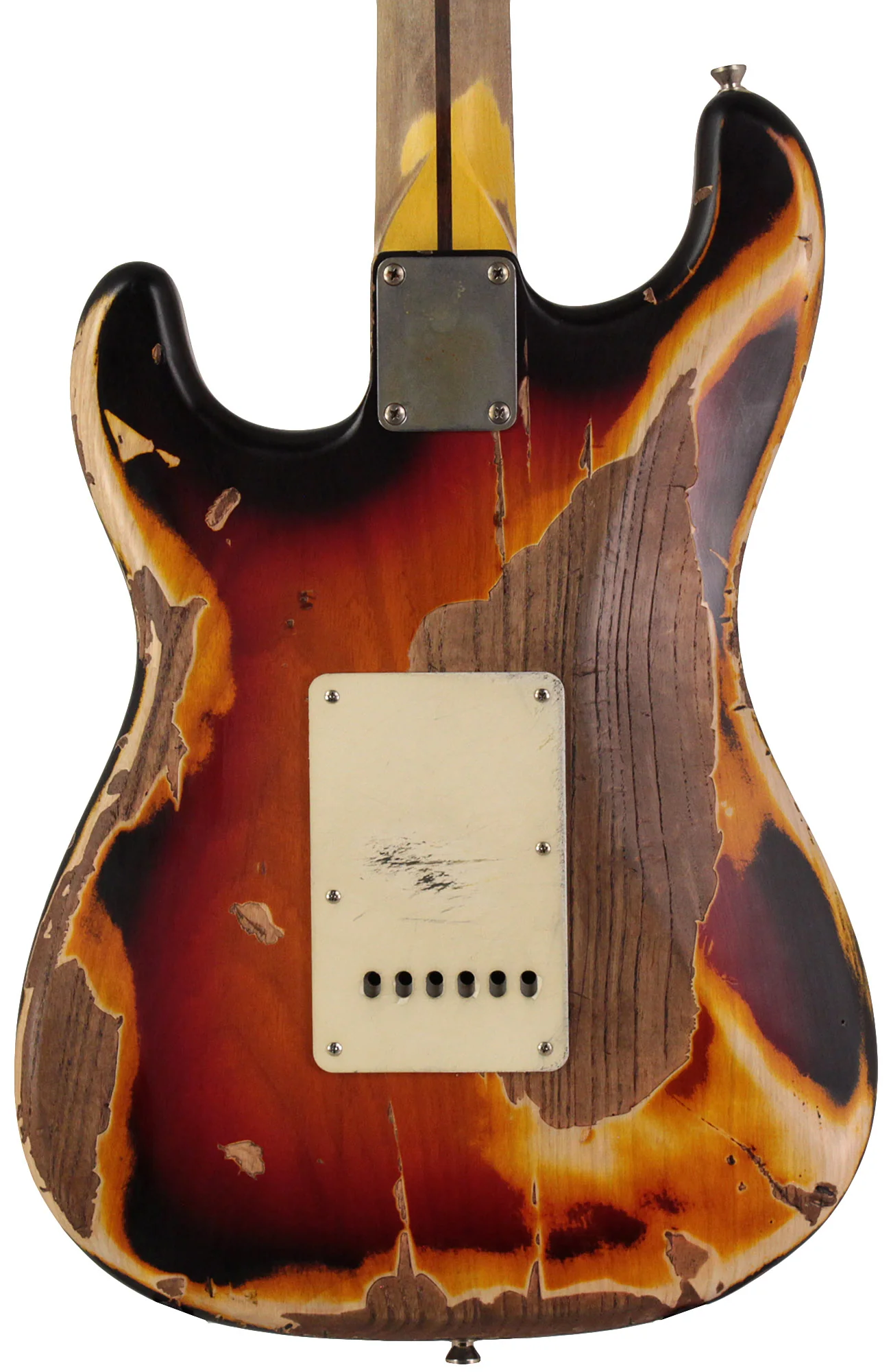Nash S57 Guitar, 3-Tone Burst, Extra Heavy Relic - Image 5