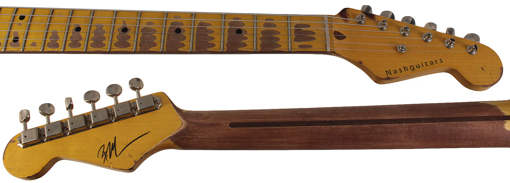 Nash S57 Guitar, 3-Tone Burst, Extra Heavy Relic - Image 8