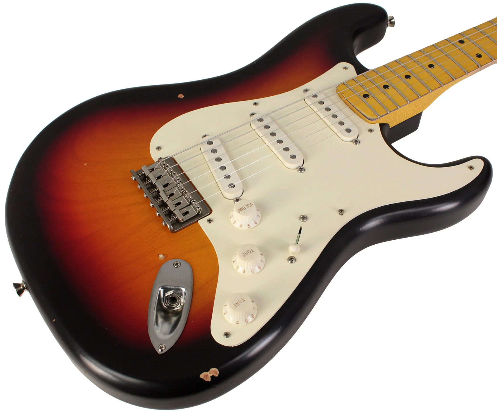 Nash S57 Guitar, 3 Tone Burst, Hard Tail, Light Aging - Image 2