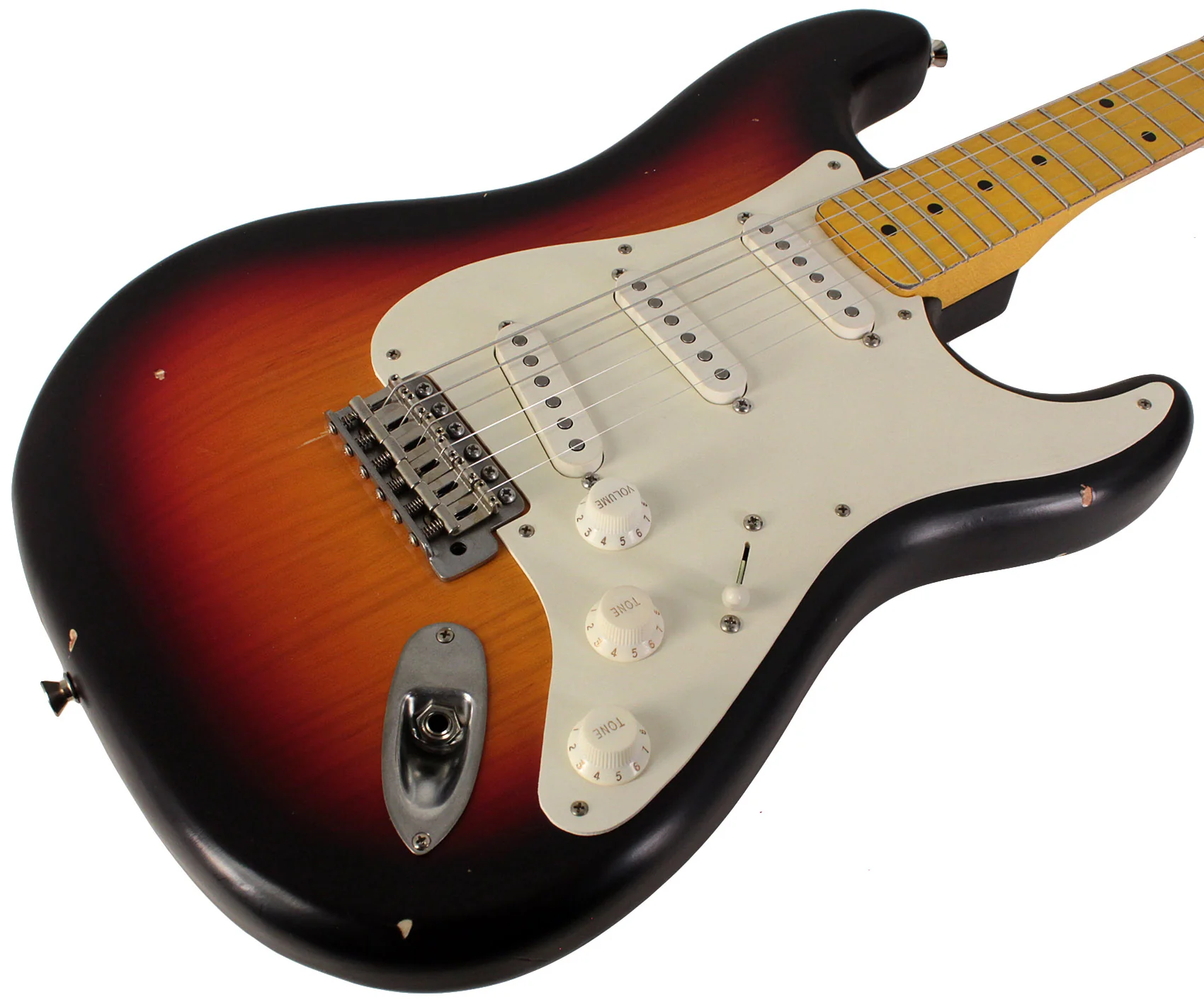 Nash S57 Guitar, 3-Tone Sunburst, Light Aging - Image 2