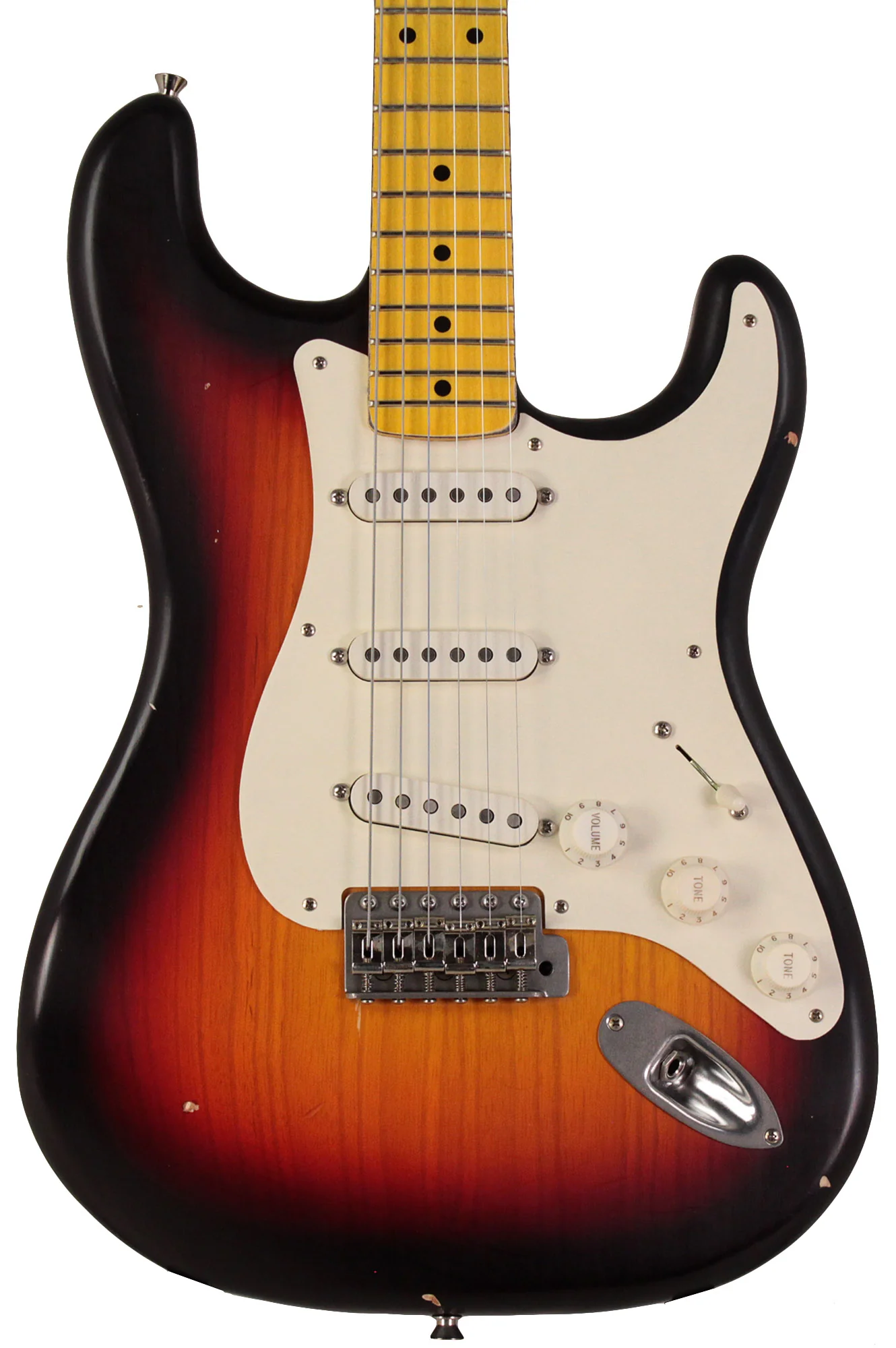 Nash S57 Guitar, 3-Tone Sunburst, Light Aging - Image 6