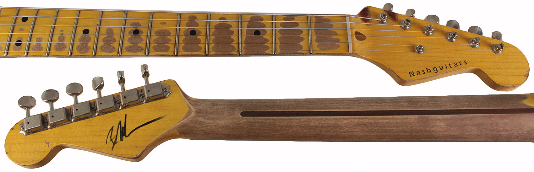 Nash S57 Guitar, Black, Extra Heavy Relic - Image 8