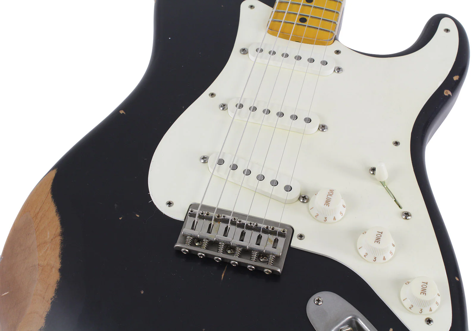 Nash S57 Guitar, Black, Hard Tail, Medium Aging - Image 3