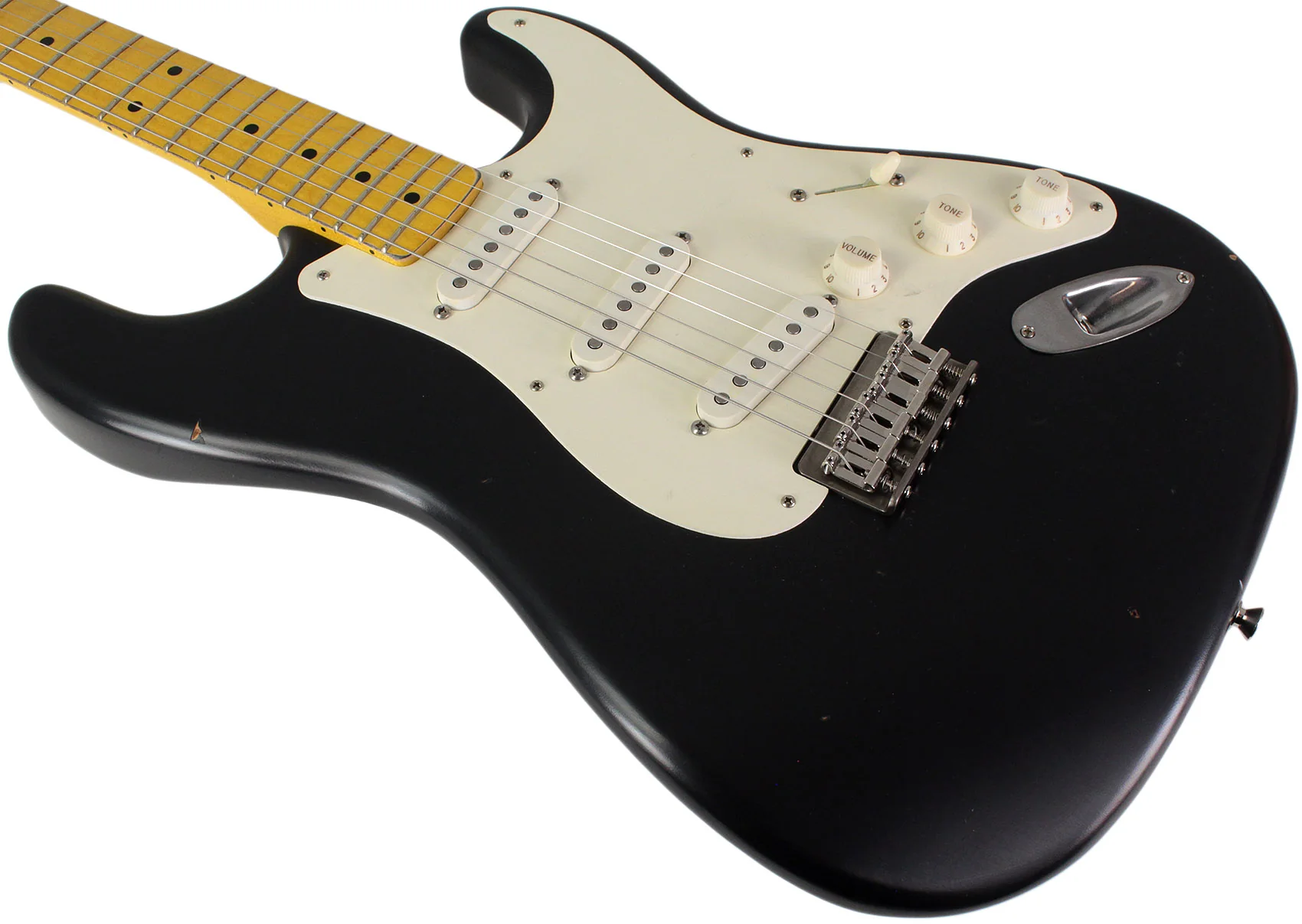 Nash S57 Guitar, Black, Hard Tail, Light Aging - Image 4