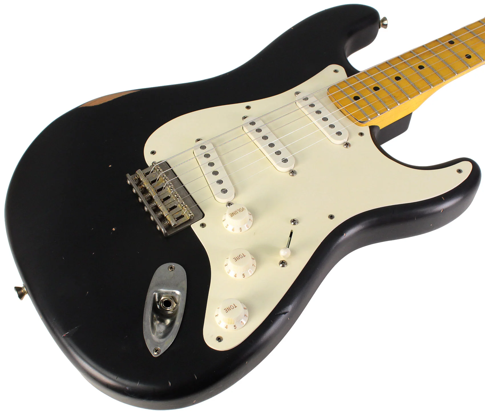 Nash S57 Guitar, Black, Hard Tail, Light Aging - Image 2