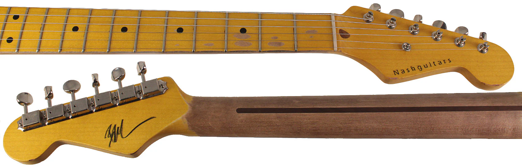 Nash S57 Guitar, Black, Light Aging - Image 8