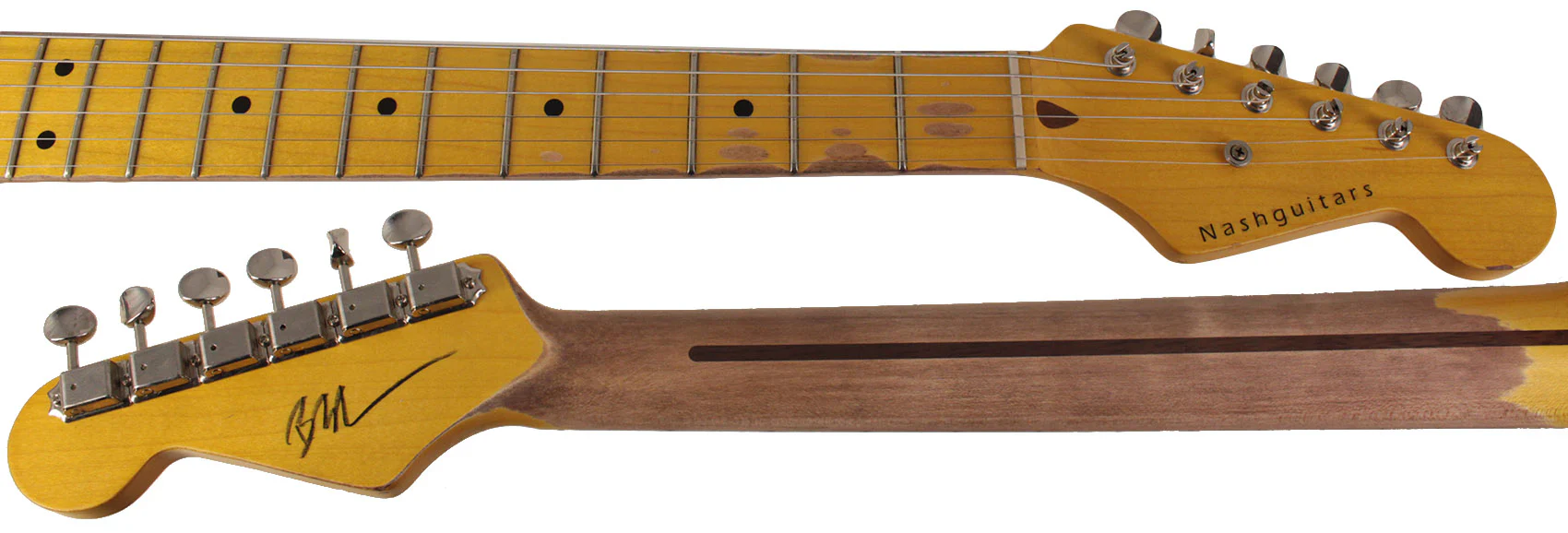 Nash S57 Guitar, Dakota Red, Light Aging, Gold Anodized PG - Image 8
