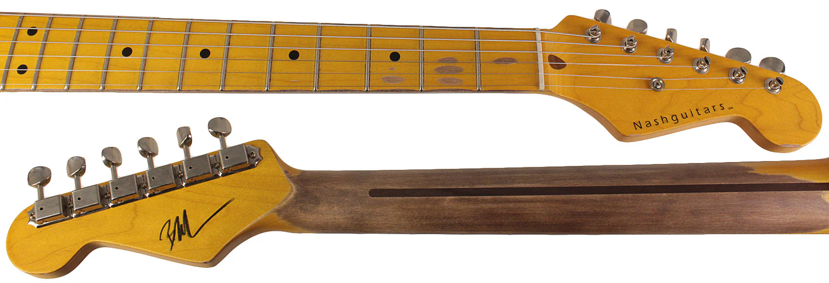 Nash S57 Guitar, Fiesta Red, Light Aging - Image 8