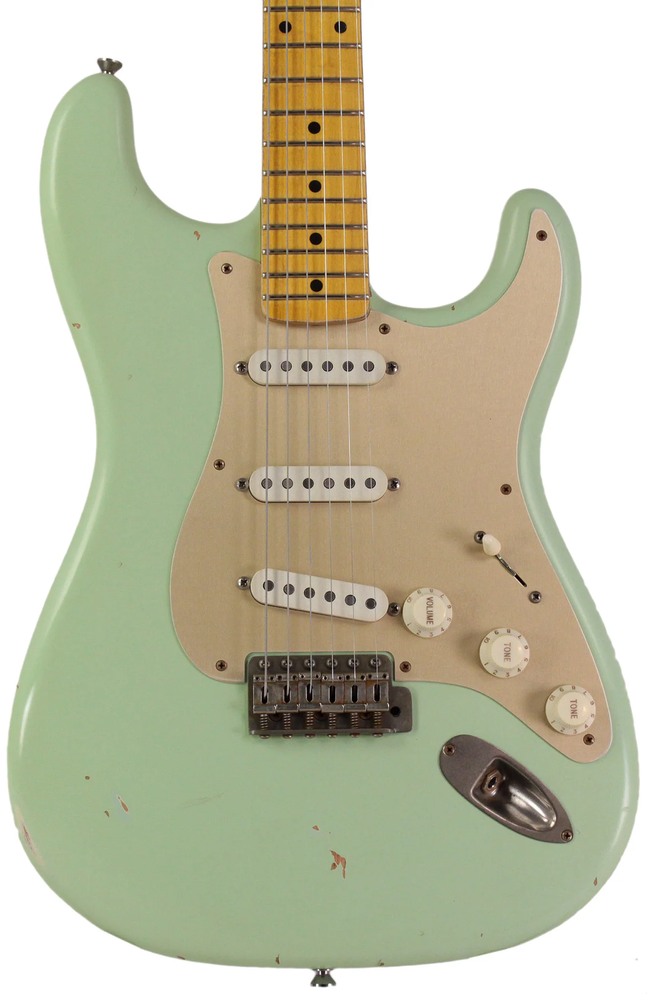 Nash S57 Guitar, Surf Green, Gold Pickguard - Image 6