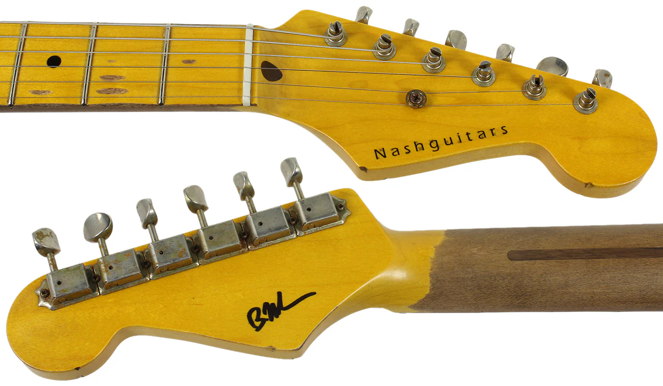 Nash S57 Guitar, Surf Green, Gold Pickguard - Image 8
