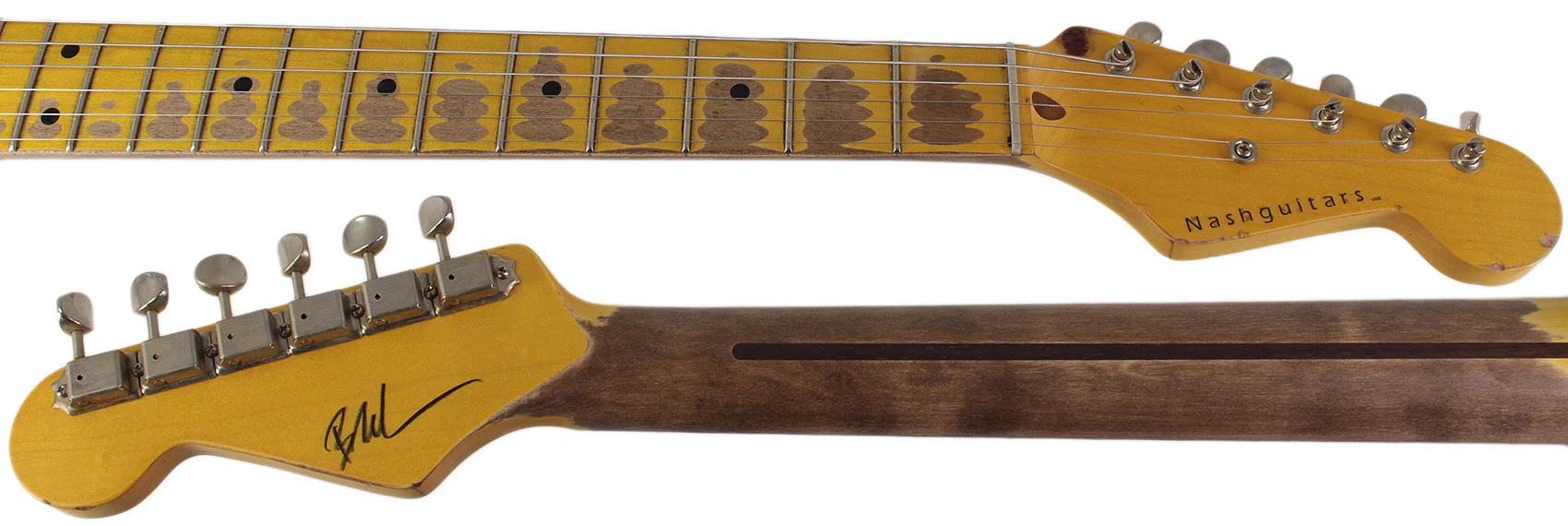 Nash S57 Guitar, Surf Green over 3 Tone Sunburst - Image 8