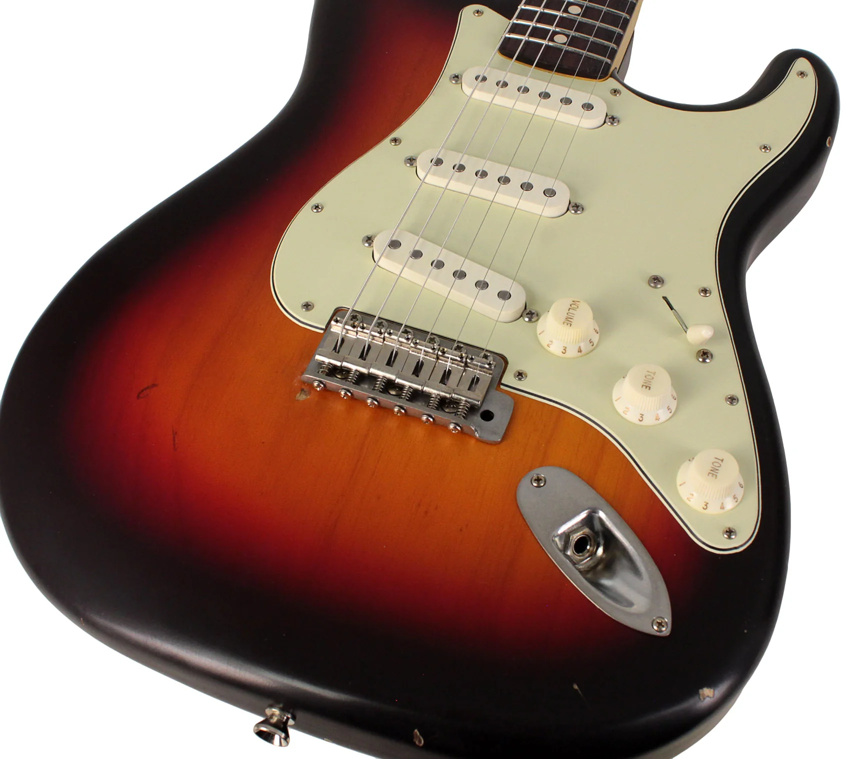 Nash S63 Guitar, 3-Tone Sunburst, Light Aging - Image 3