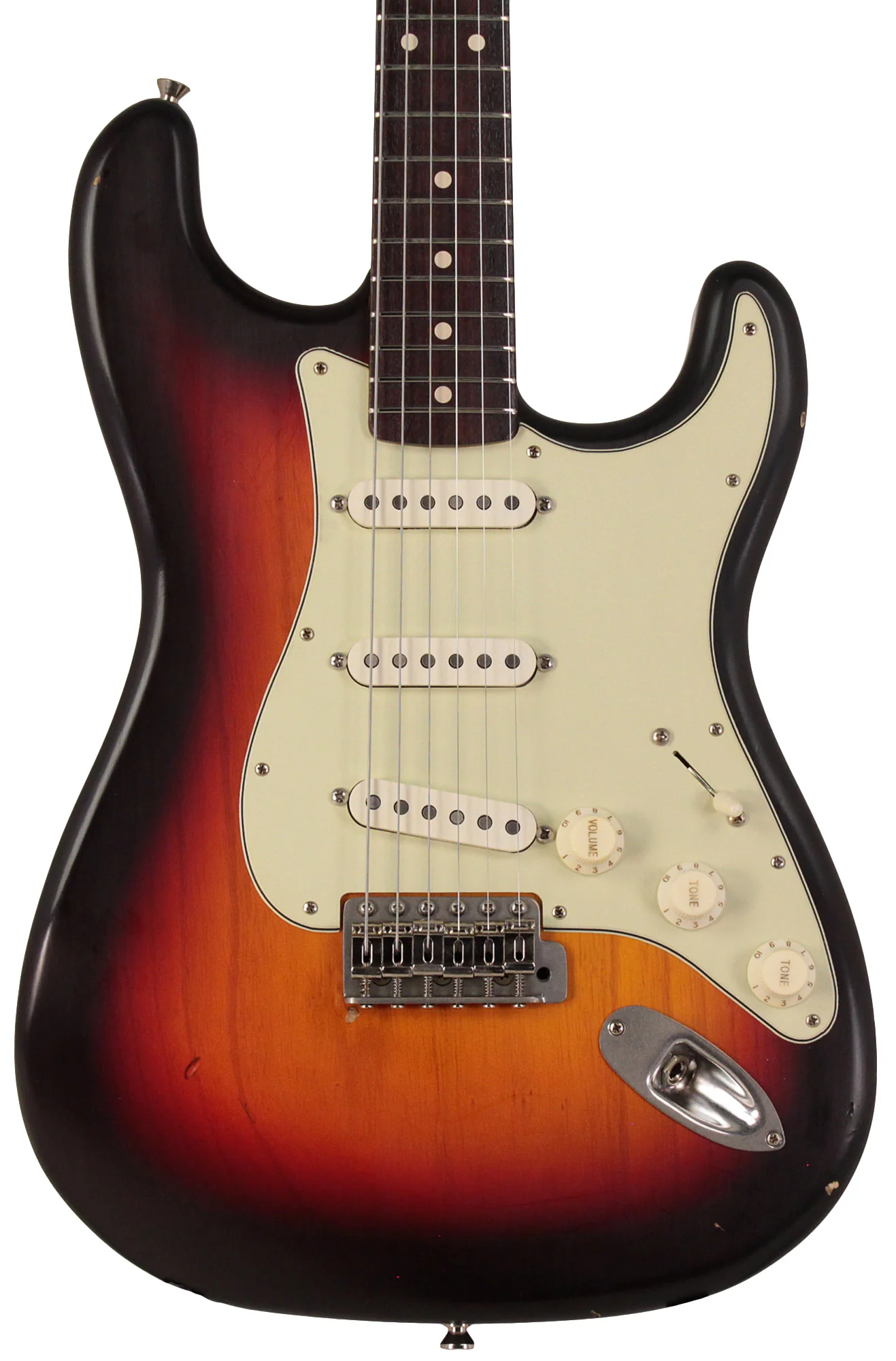 Nash S63 Guitar, 3-Tone Sunburst, Light Aging - Image 5