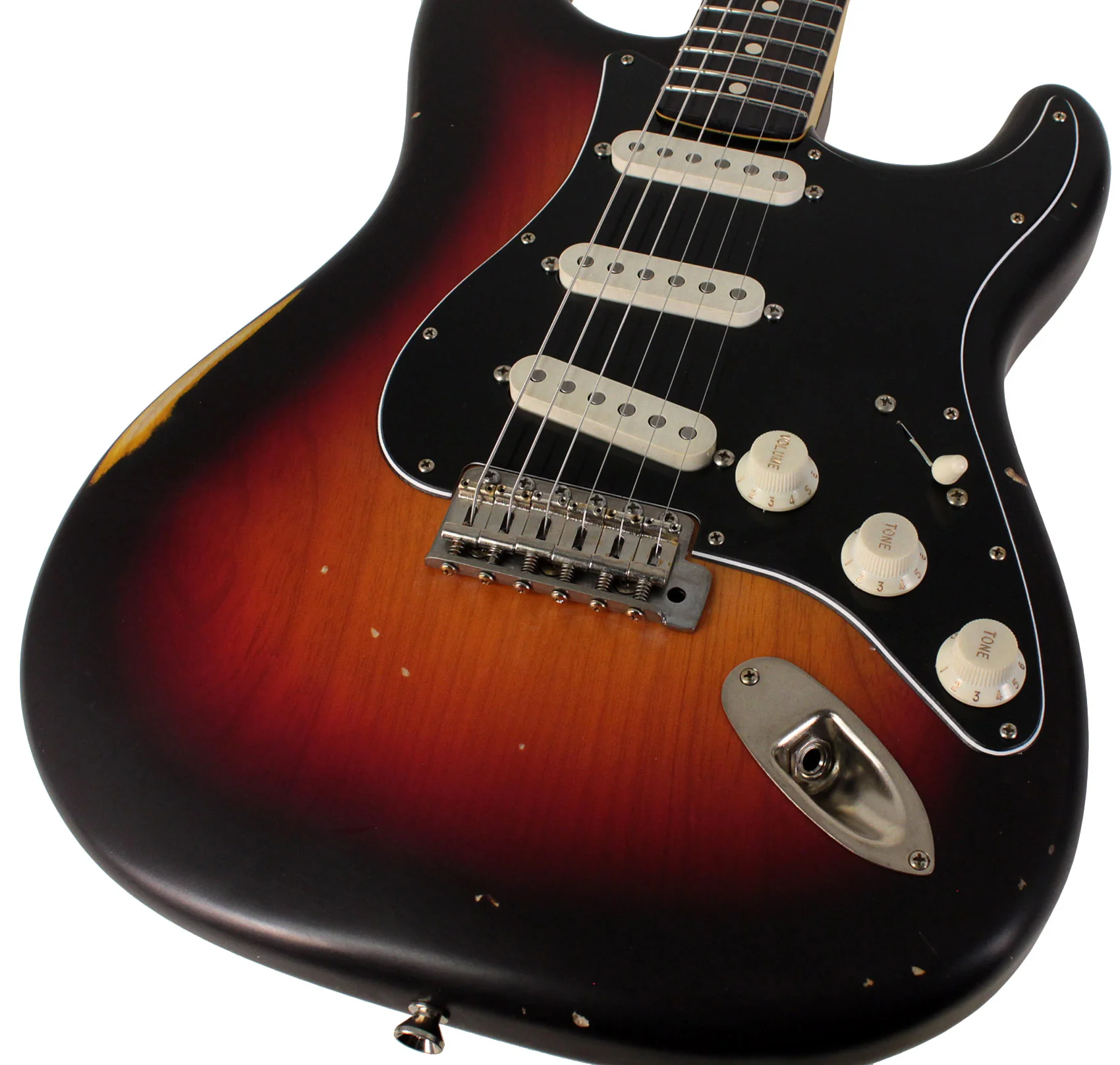 Nash S63 Guitar, 3-Tone Sunburst, Black PG (SRV Vibe) - Image 3