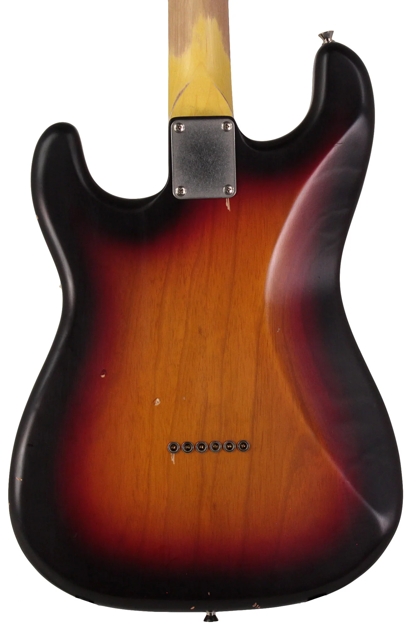 Nash S63 Guitar, 3-Tone Sunburst, Hard Tail, Light Aging - Image 6