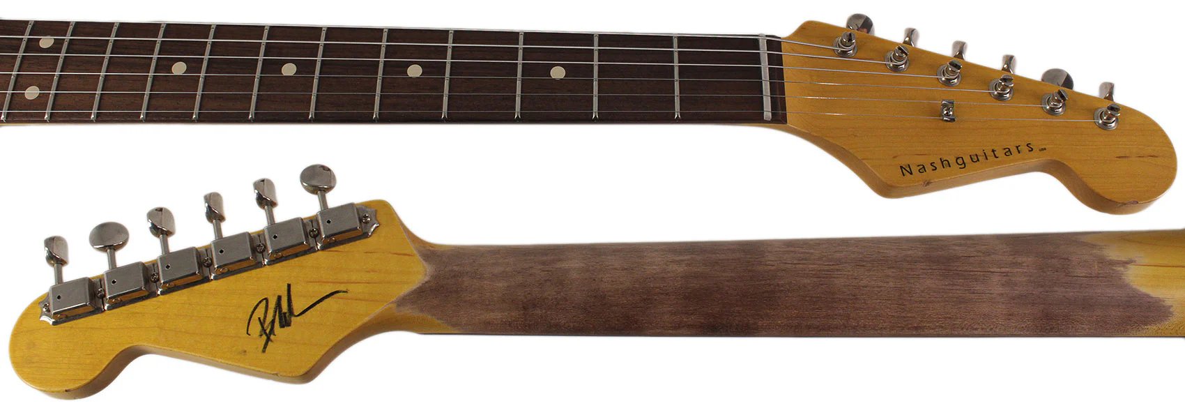 Nash S63 Guitar, 3-Tone Sunburst, Hard Tail, Light Aging - Image 8