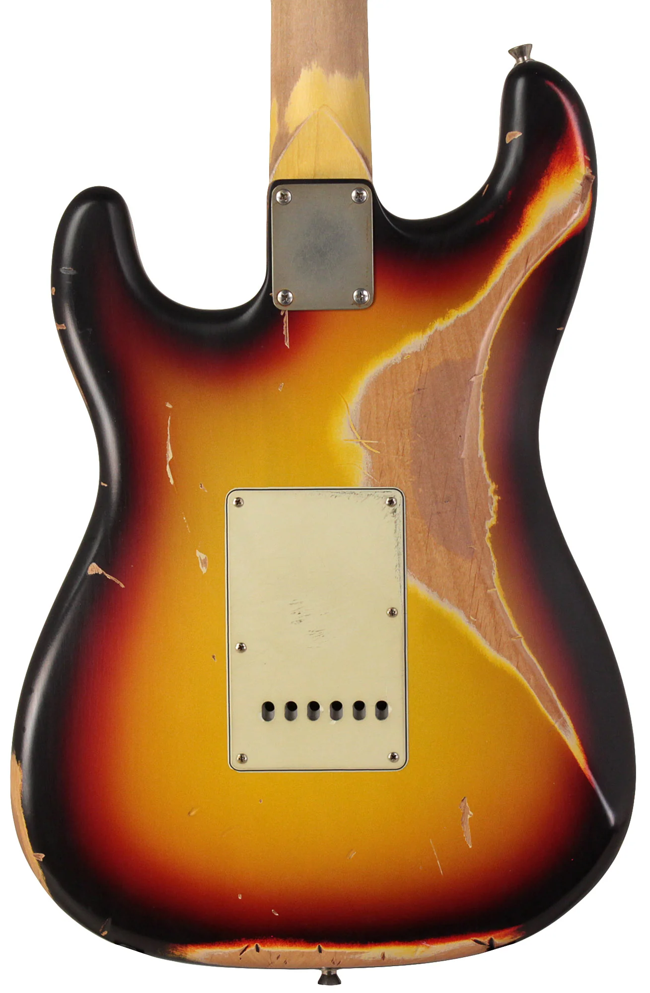 Nash S63 Guitar, 3-Tone Sunburst, Heavy Aging - Image 5