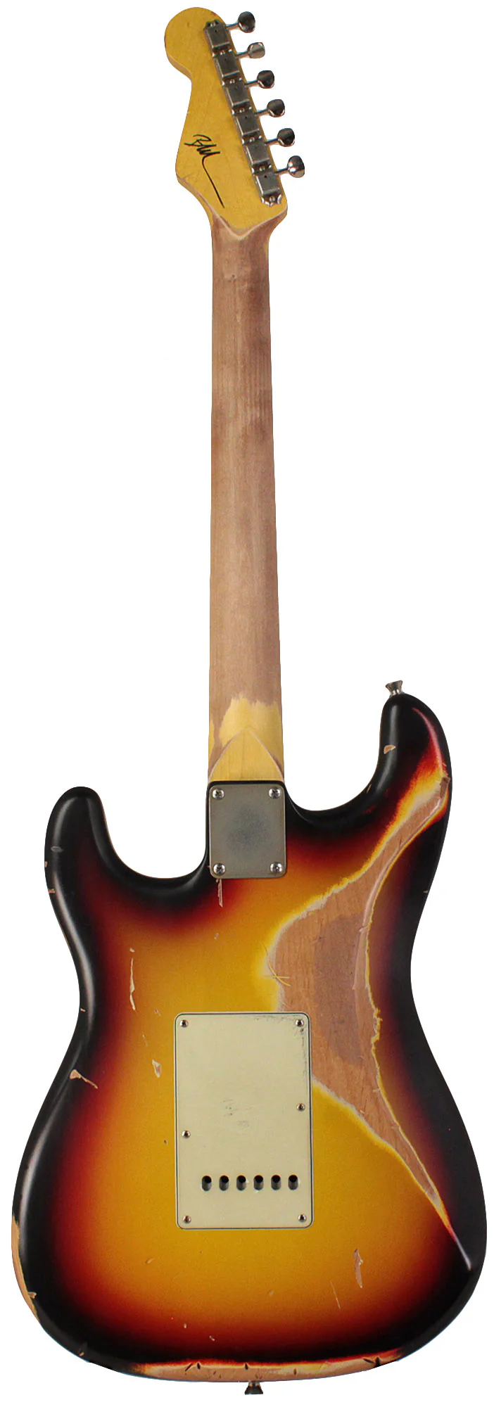 Nash S63 Guitar, 3-Tone Sunburst, Heavy Aging - Image 7